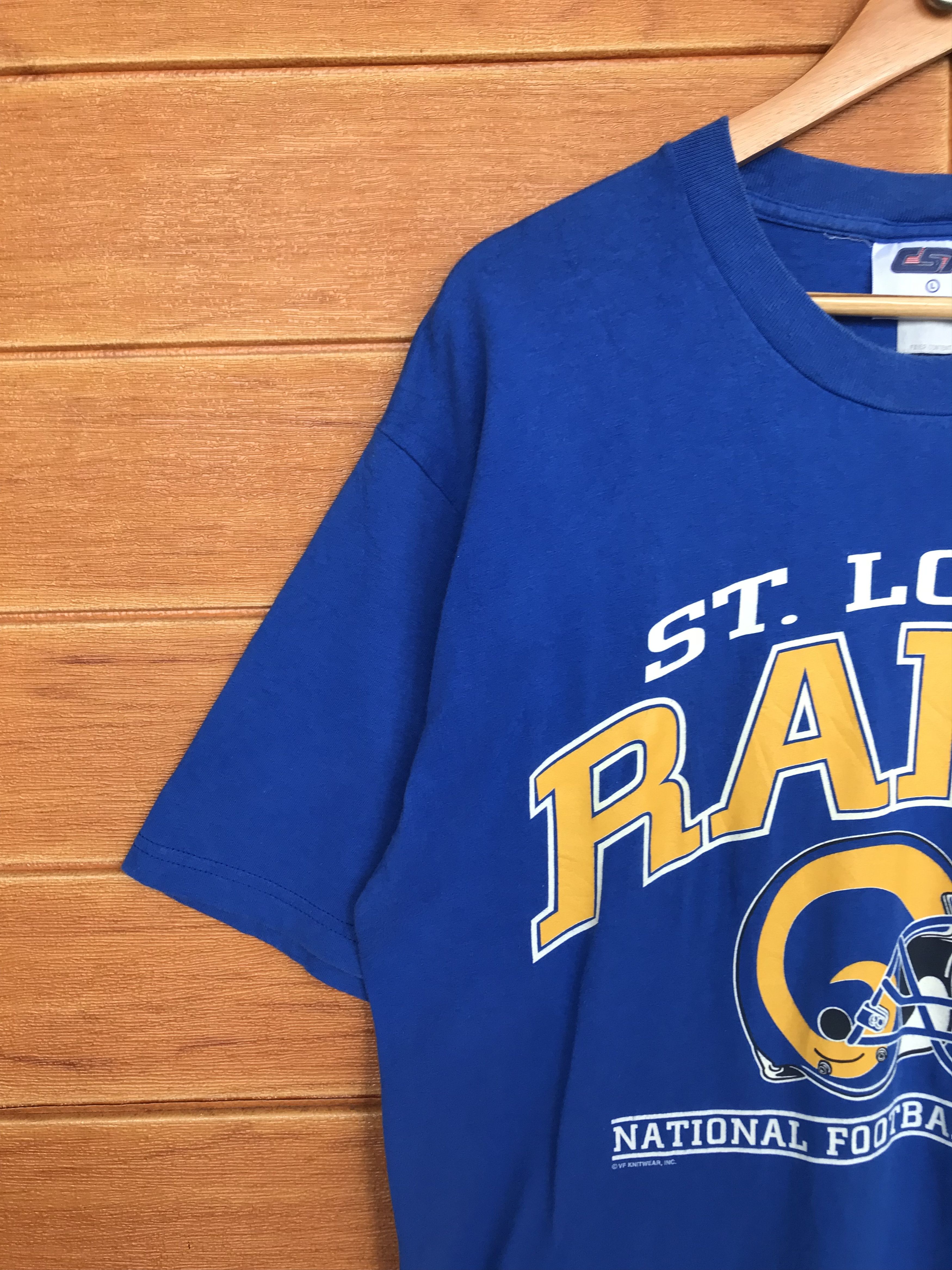 NFL Vintage 90s St. Louis Rams NFL T-Shirt Size US L / EU 52-54 / 3 - 7 Thumbnail