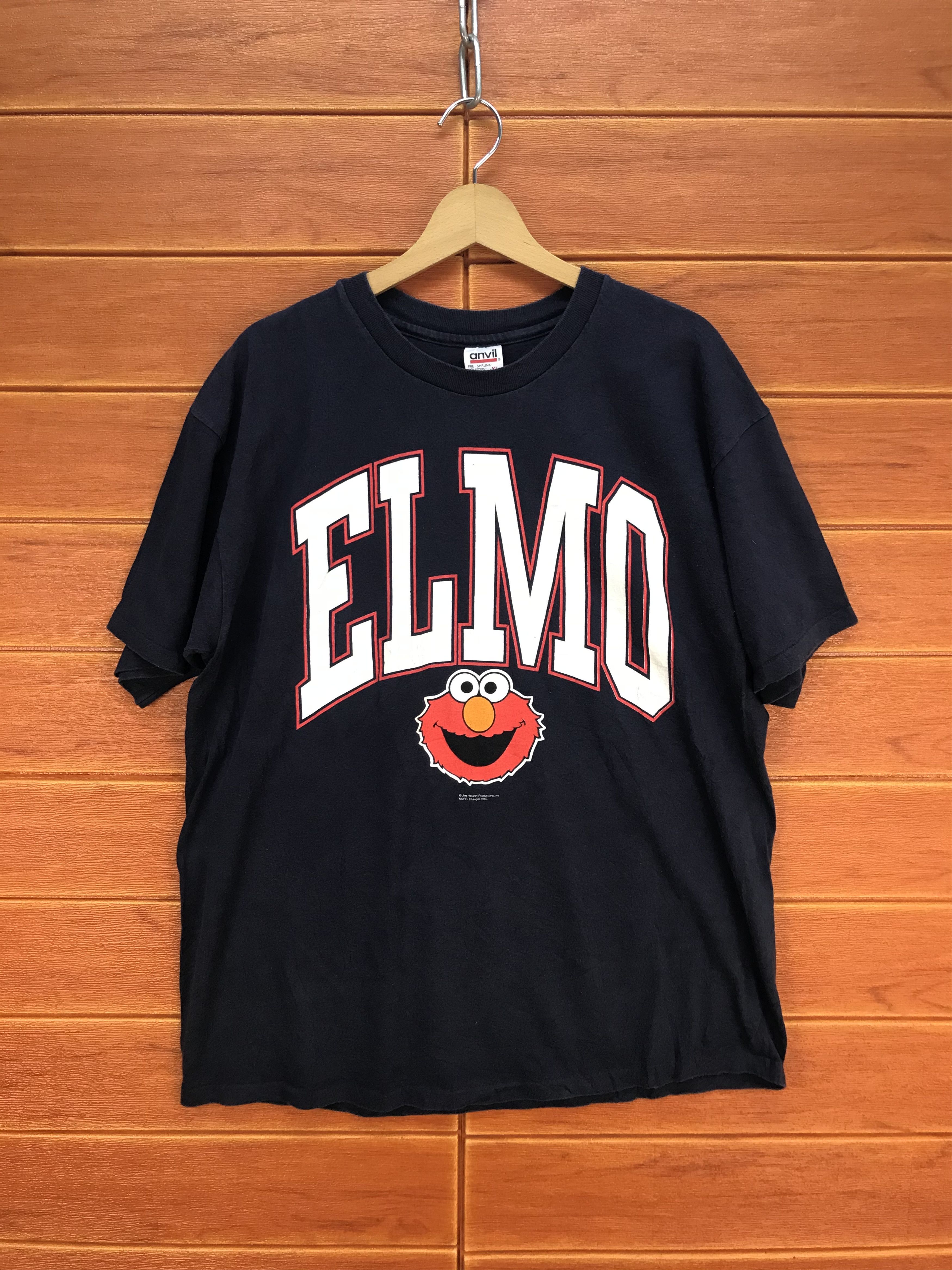 Vintage Vintage 90s ELMO Sesame Street T-Shirt Size US XL / EU 56 / 4 - 1 Thumbnail