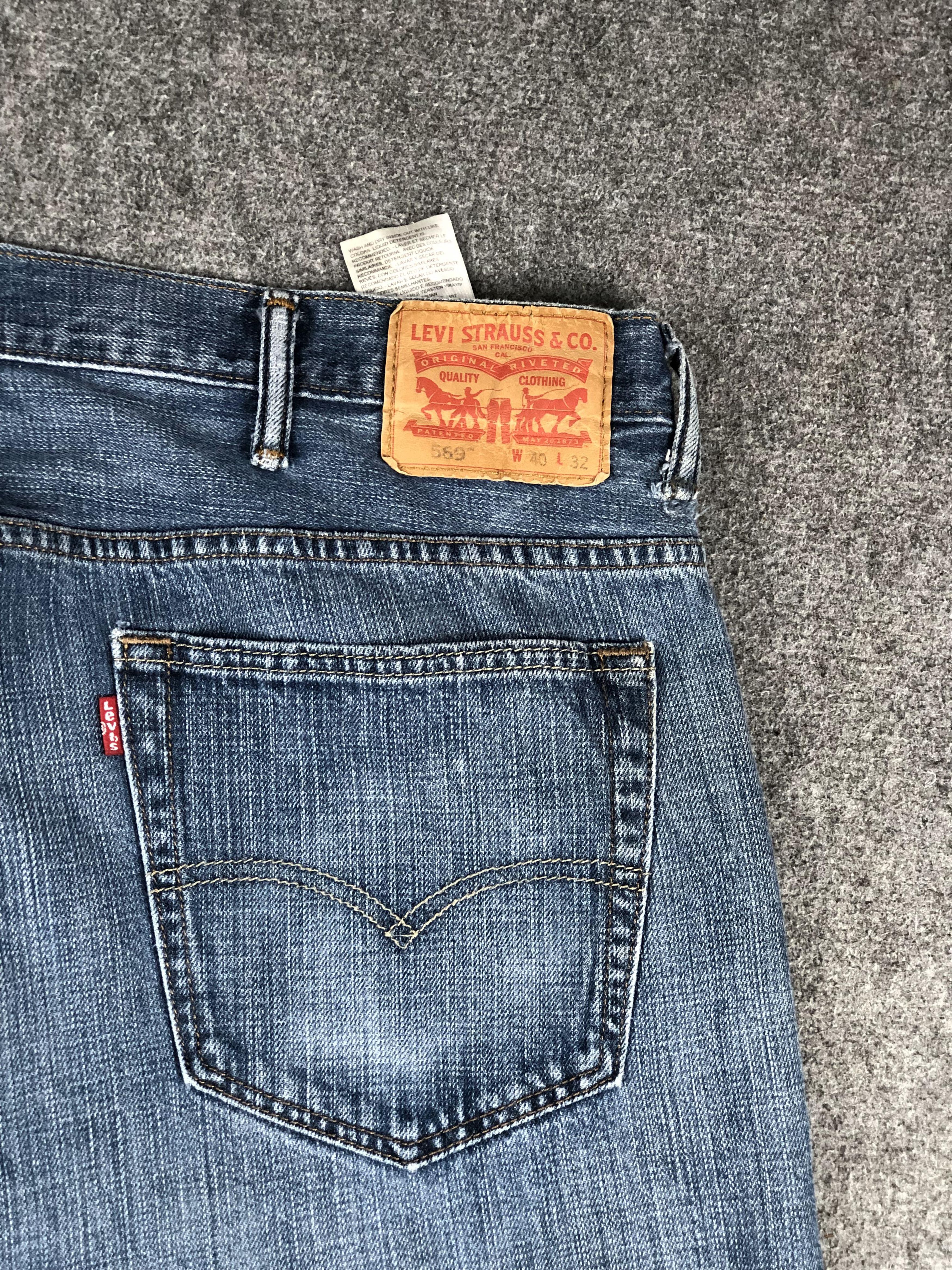 Levi's Vintage Levis 559 Faded Blue Jeans DP2232 Size US 42 / EU 58 - 17 Thumbnail