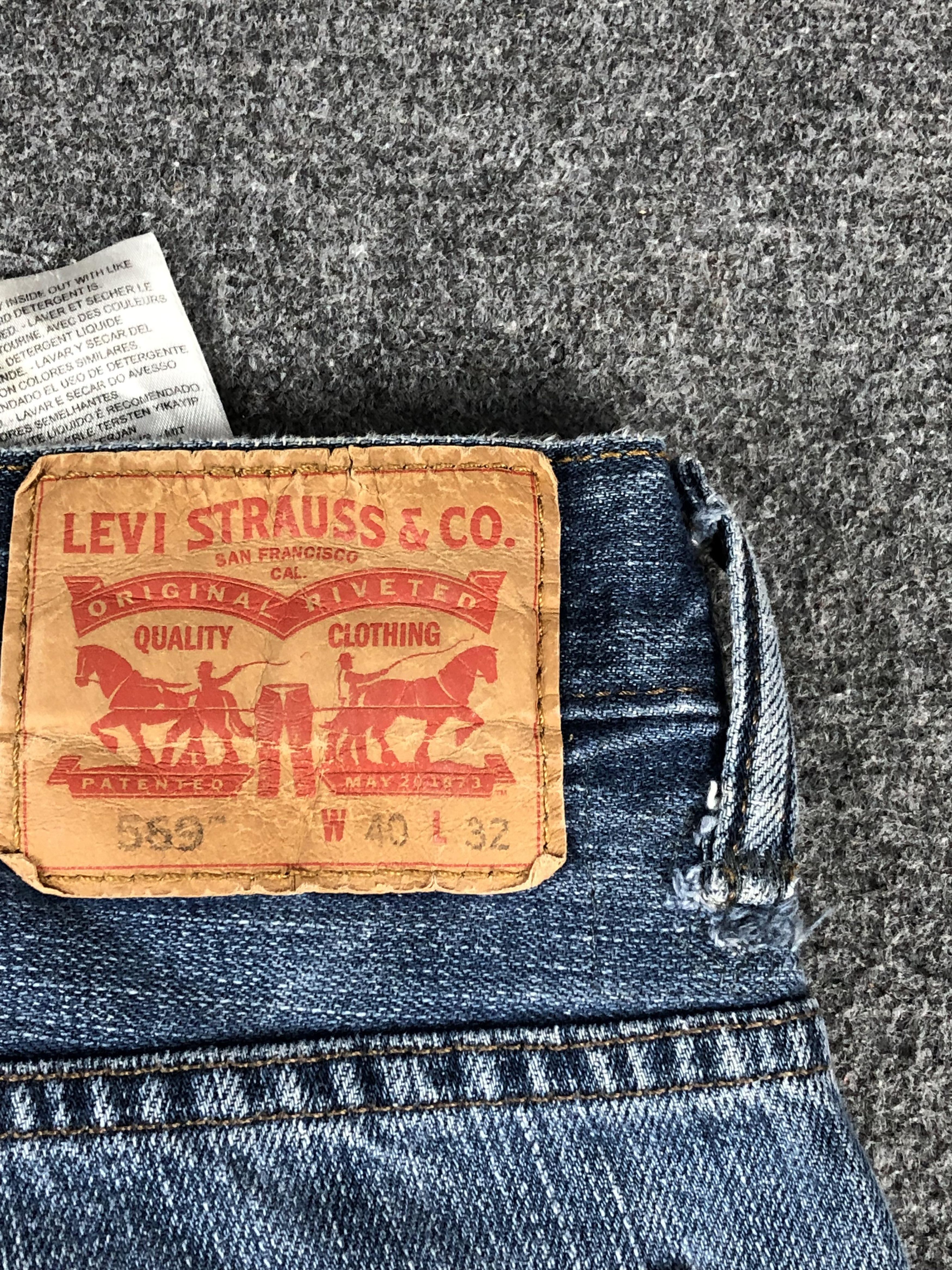 Levi's Vintage Levis 559 Faded Blue Jeans DP2232 Size US 42 / EU 58 - 5 Thumbnail