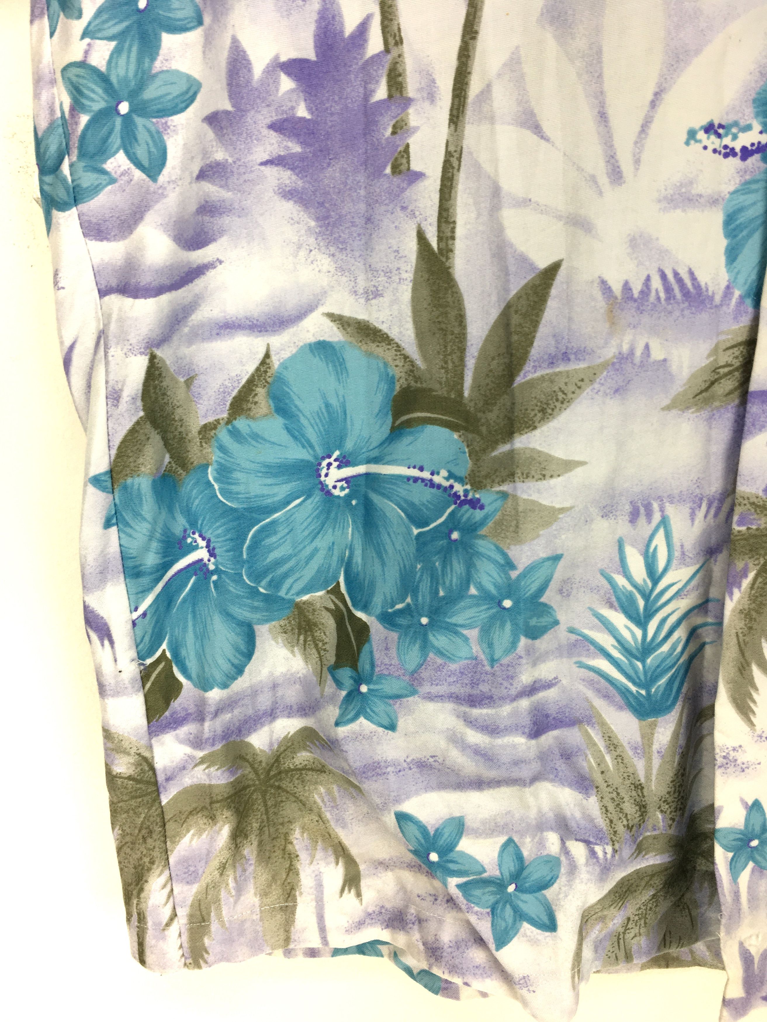 Vintage Vintage VOX Hibiscus Coconut Trees Hawaiian Shirt Size US S / EU 44-46 / 1 - 5 Thumbnail