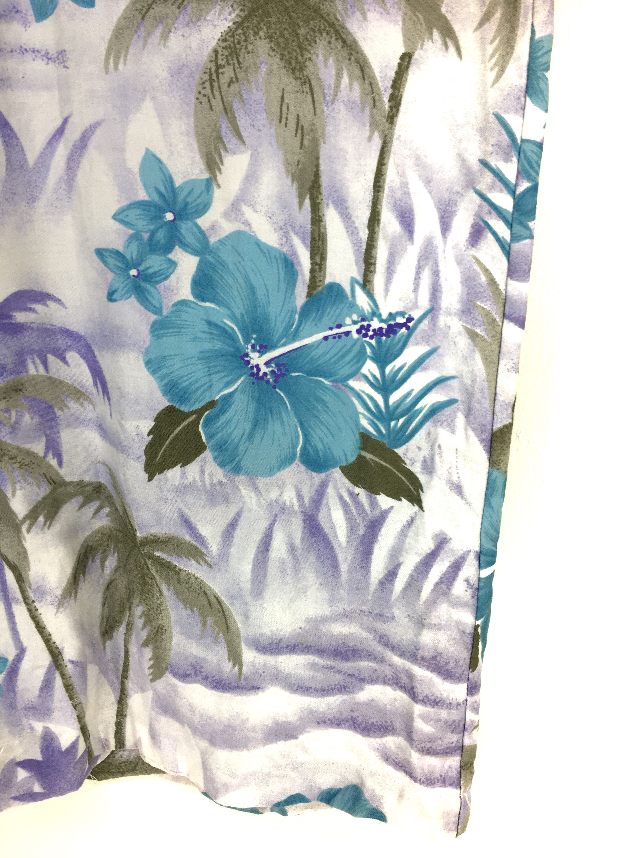 Vintage Vintage VOX Hibiscus Coconut Trees Hawaiian Shirt Size US S / EU 44-46 / 1 - 4 Thumbnail