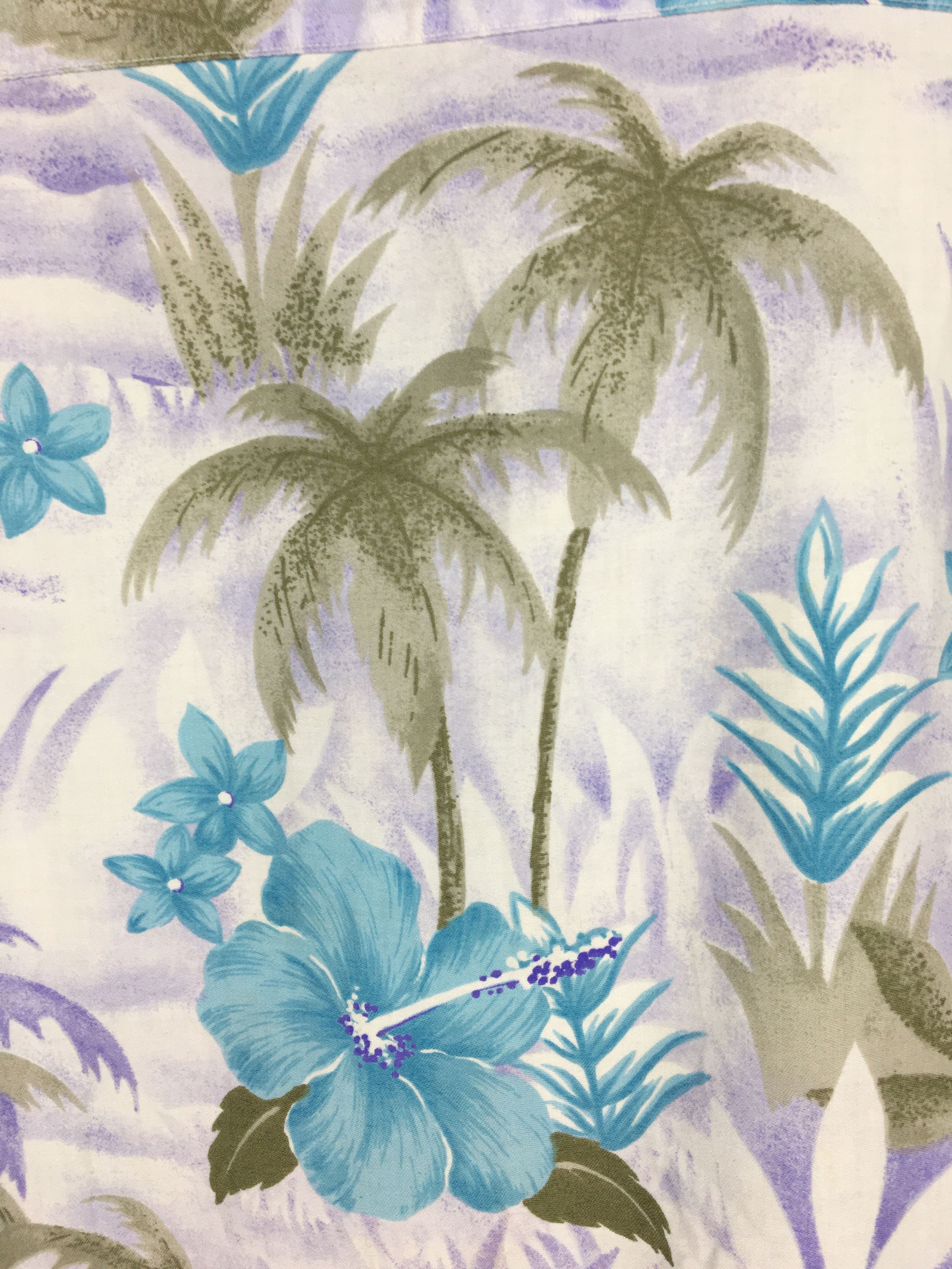 Vintage Vintage VOX Hibiscus Coconut Trees Hawaiian Shirt Size US S / EU 44-46 / 1 - 9 Thumbnail