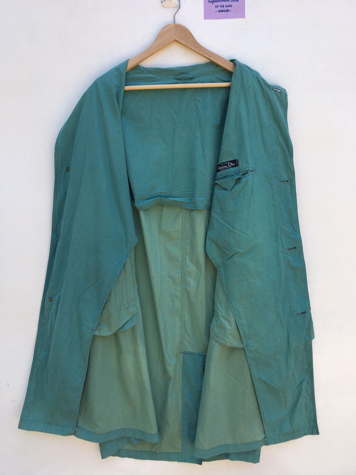 Christian Dior Monsieur Vintage 90s Christian Dior Long Light Jacket/Coat Size US L / EU 52-54 / 3 - 13 Thumbnail