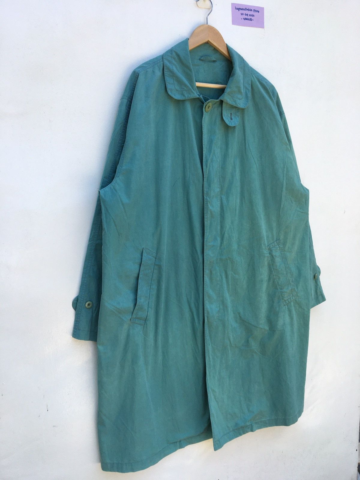 Christian Dior Monsieur Vintage 90s Christian Dior Long Light Jacket/Coat Size US L / EU 52-54 / 3 - 3 Thumbnail