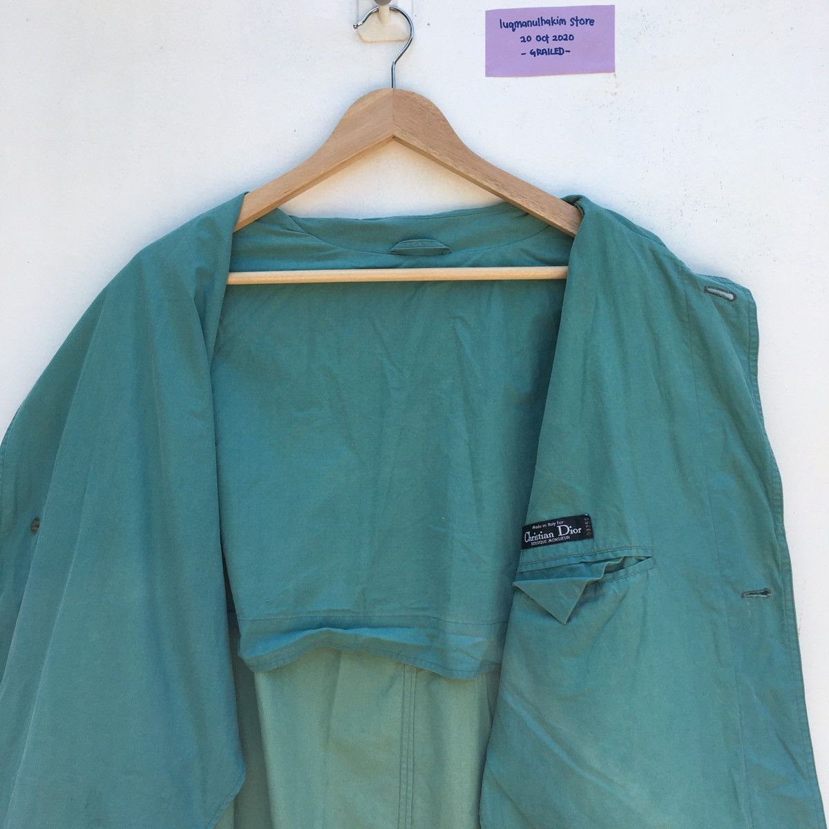 Christian Dior Monsieur Vintage 90s Christian Dior Long Light Jacket/Coat Size US L / EU 52-54 / 3 - 14 Thumbnail