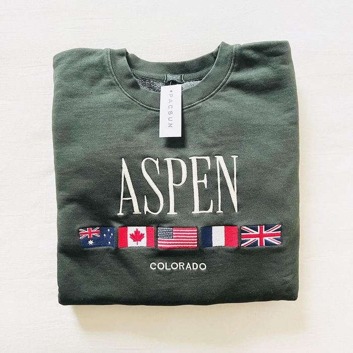 Brandy Melville Brandy Melville/John Galt Green Aspen Colorado Grailed