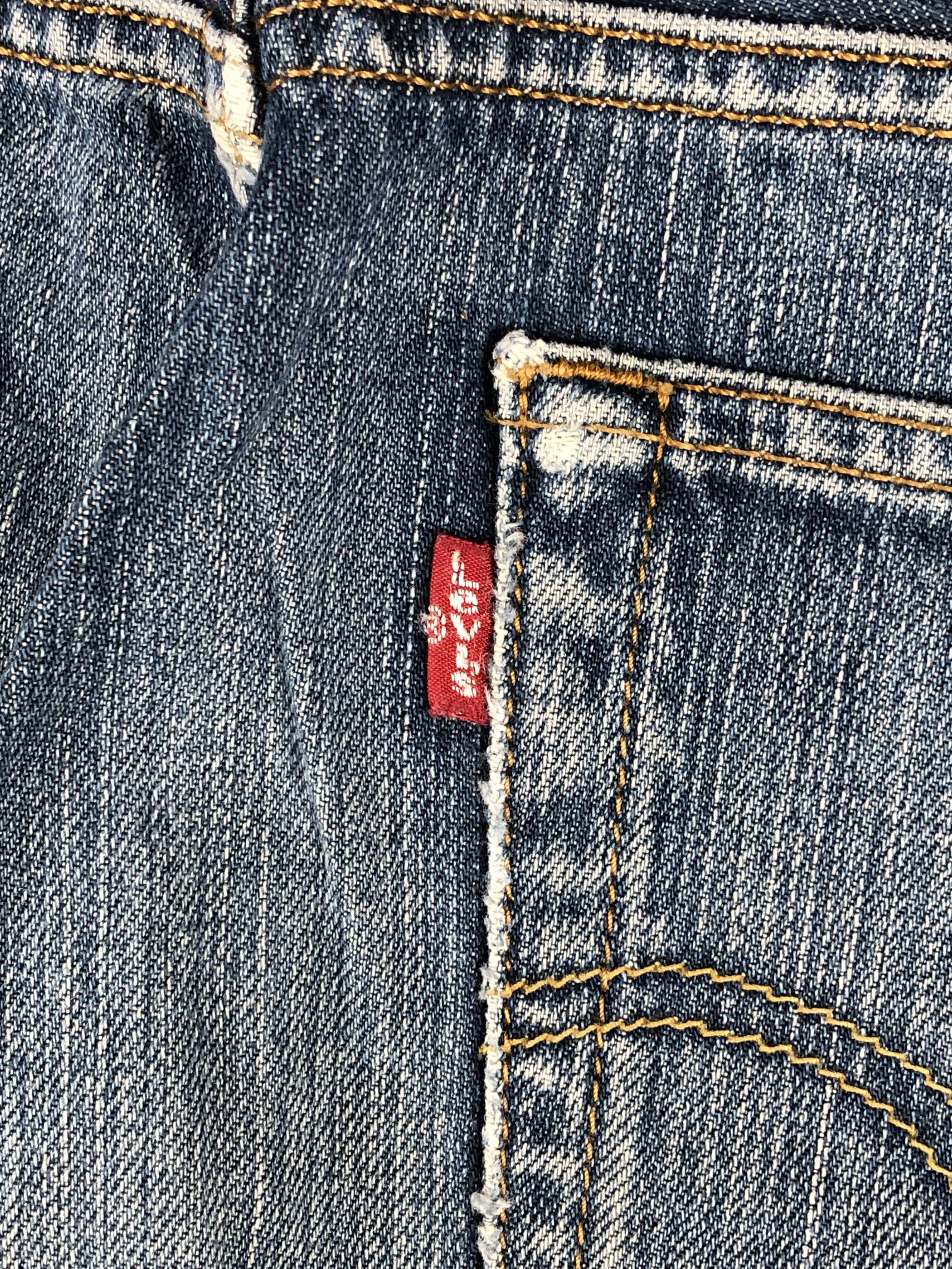 Levi's Vintage Levis 501 Faded Blue Jeans DP2233 Size US 31 - 8 Thumbnail