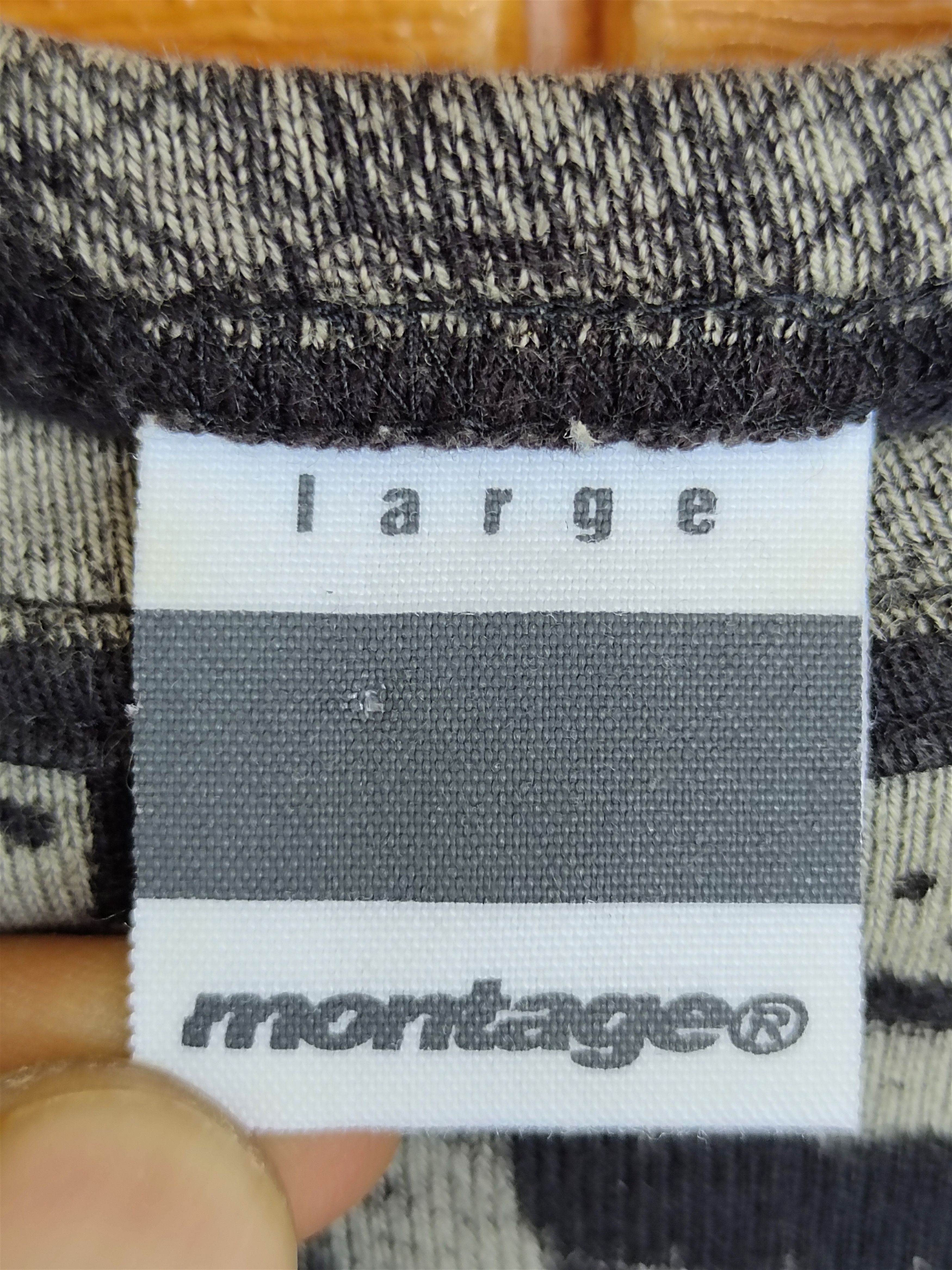 Japanese Brand Vintage MONTAGE Fullprint T-Shirt Size US L / EU 52-54 / 3 - 16 Thumbnail