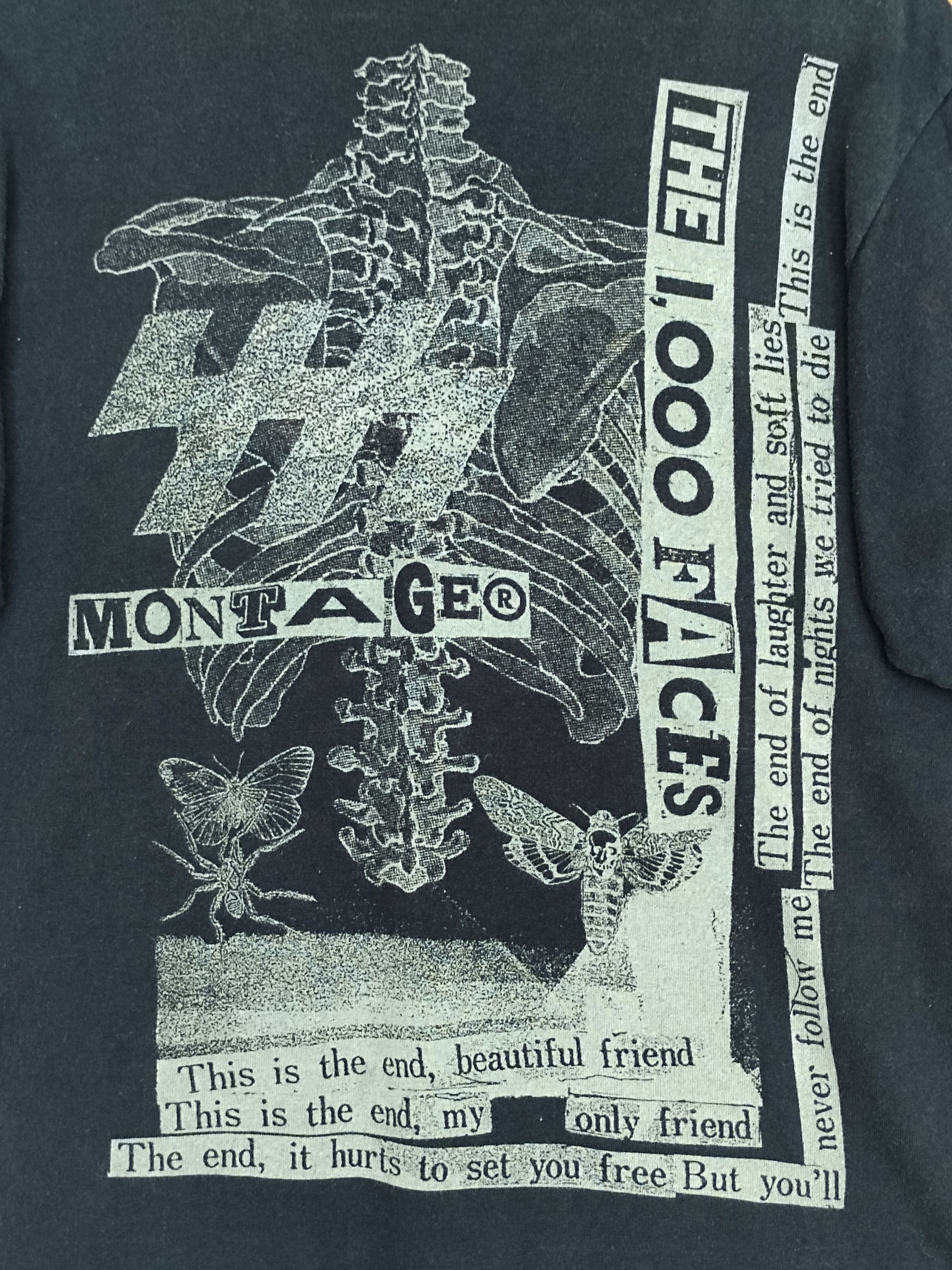 Japanese Brand Vintage MONTAGE Fullprint T-Shirt Size US L / EU 52-54 / 3 - 11 Thumbnail