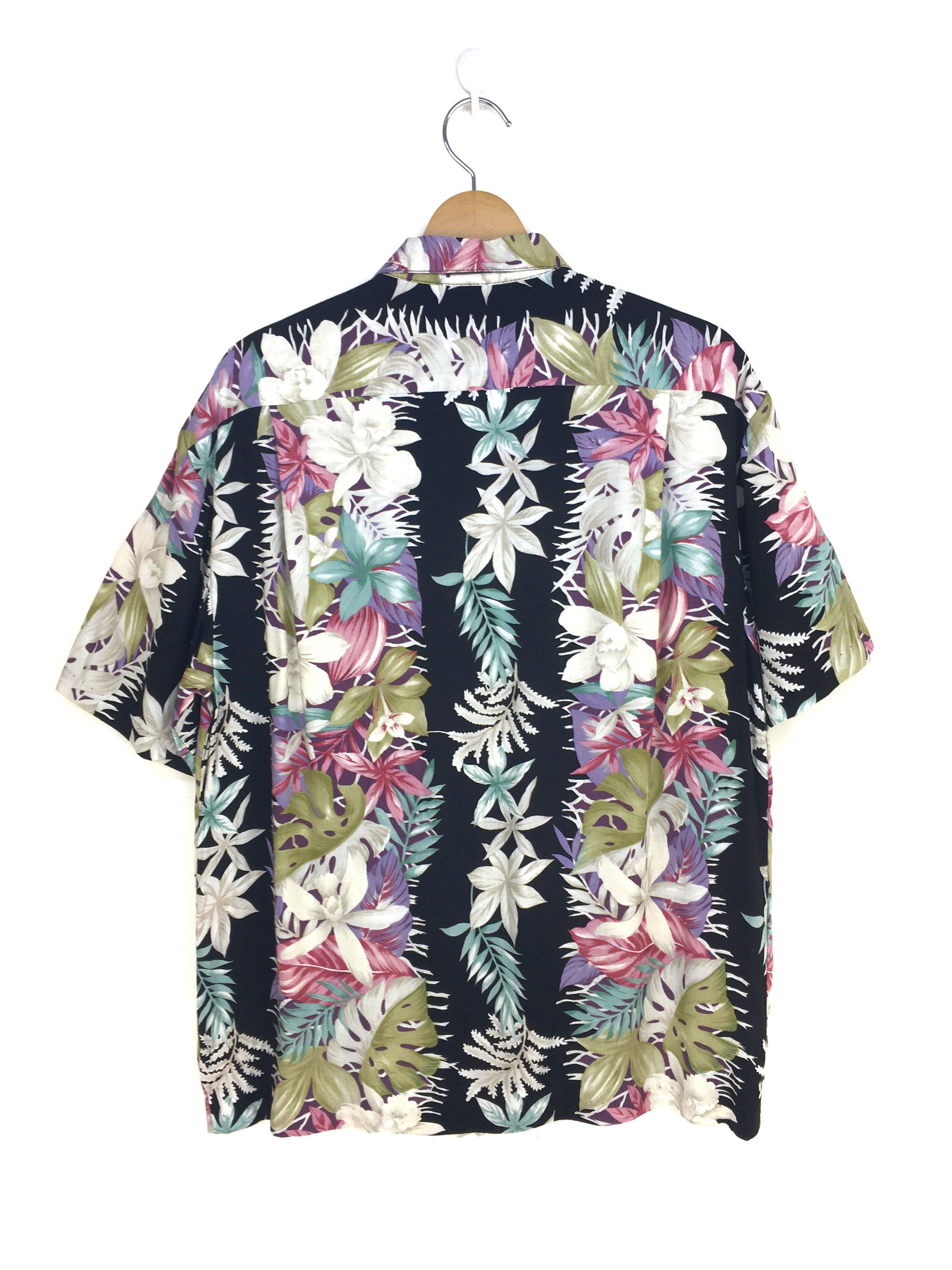 Vintage Vintage Hawaiian TROPOCO HAWAII Floral Border Panel Shirt Size US S / EU 44-46 / 1 - 9 Thumbnail