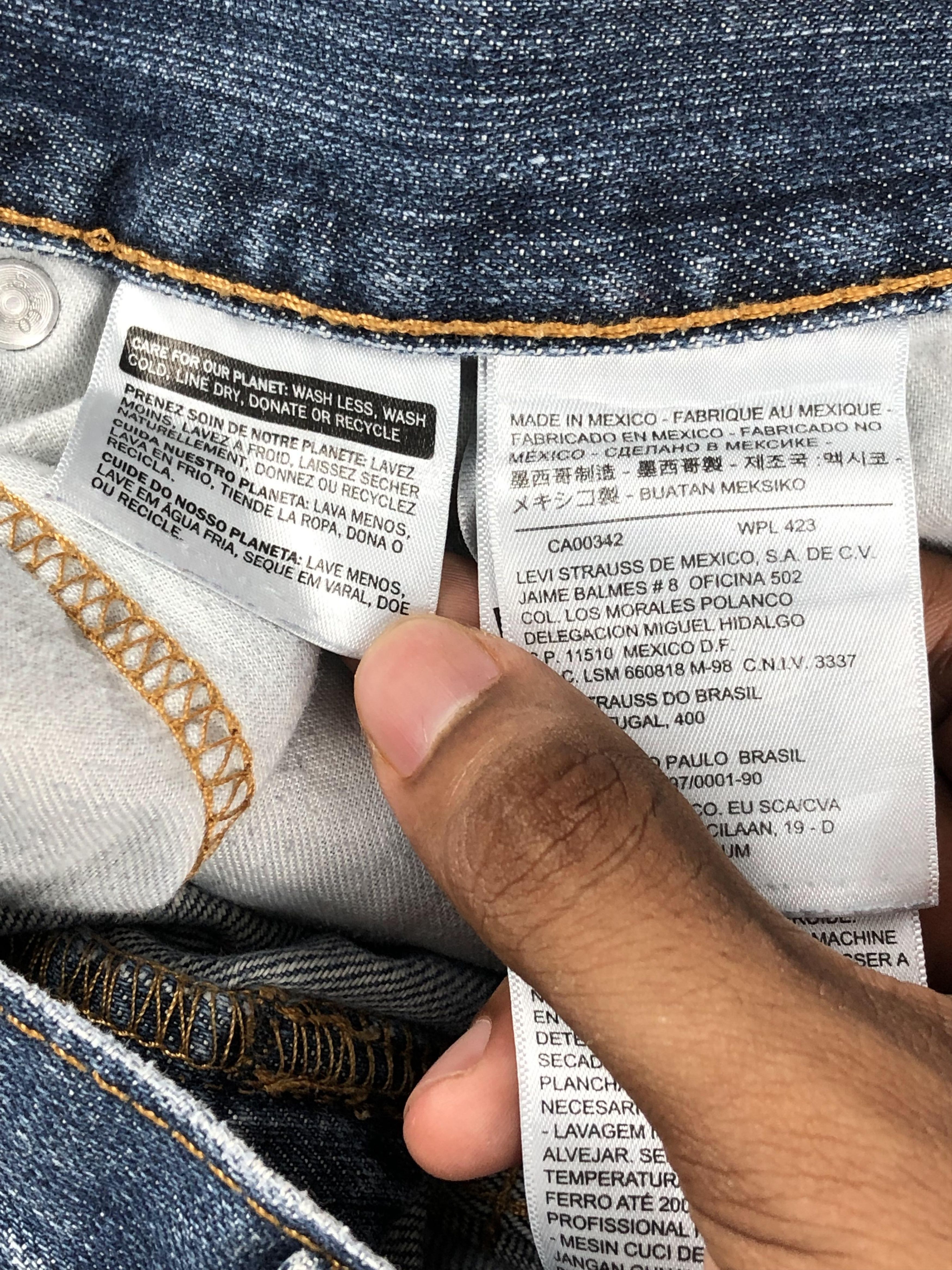 Levi's × Vintage Vintage Distressed Levis 559 Faded Blue Jeans DP2234 Size US 33 - 6 Thumbnail