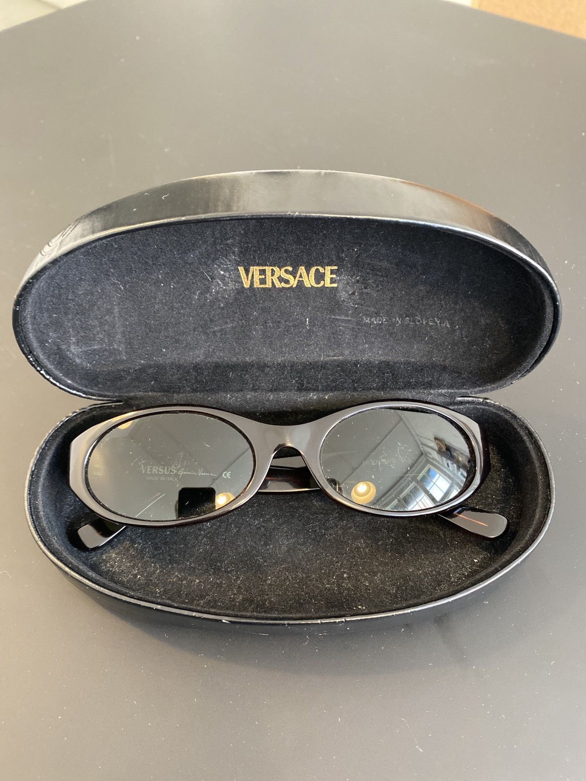 2000年前後ビンテージ VERSUS Gianni versace 麻 50