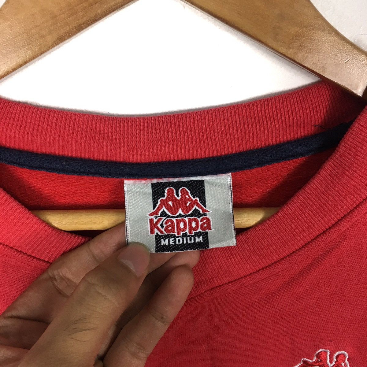 Kappa VintageKAPPA SPORT Side Tape Hip Hop Swag Rap Red Sweatshirt Size US M / EU 48-50 / 2 - 3 Thumbnail