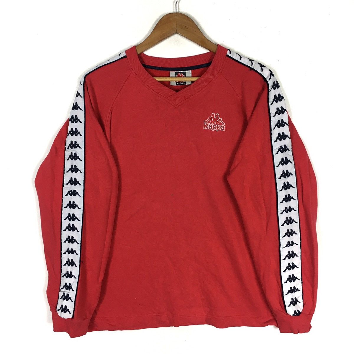 Kappa VintageKAPPA SPORT Side Tape Hip Hop Swag Rap Red Sweatshirt Size US M / EU 48-50 / 2 - 4 Thumbnail