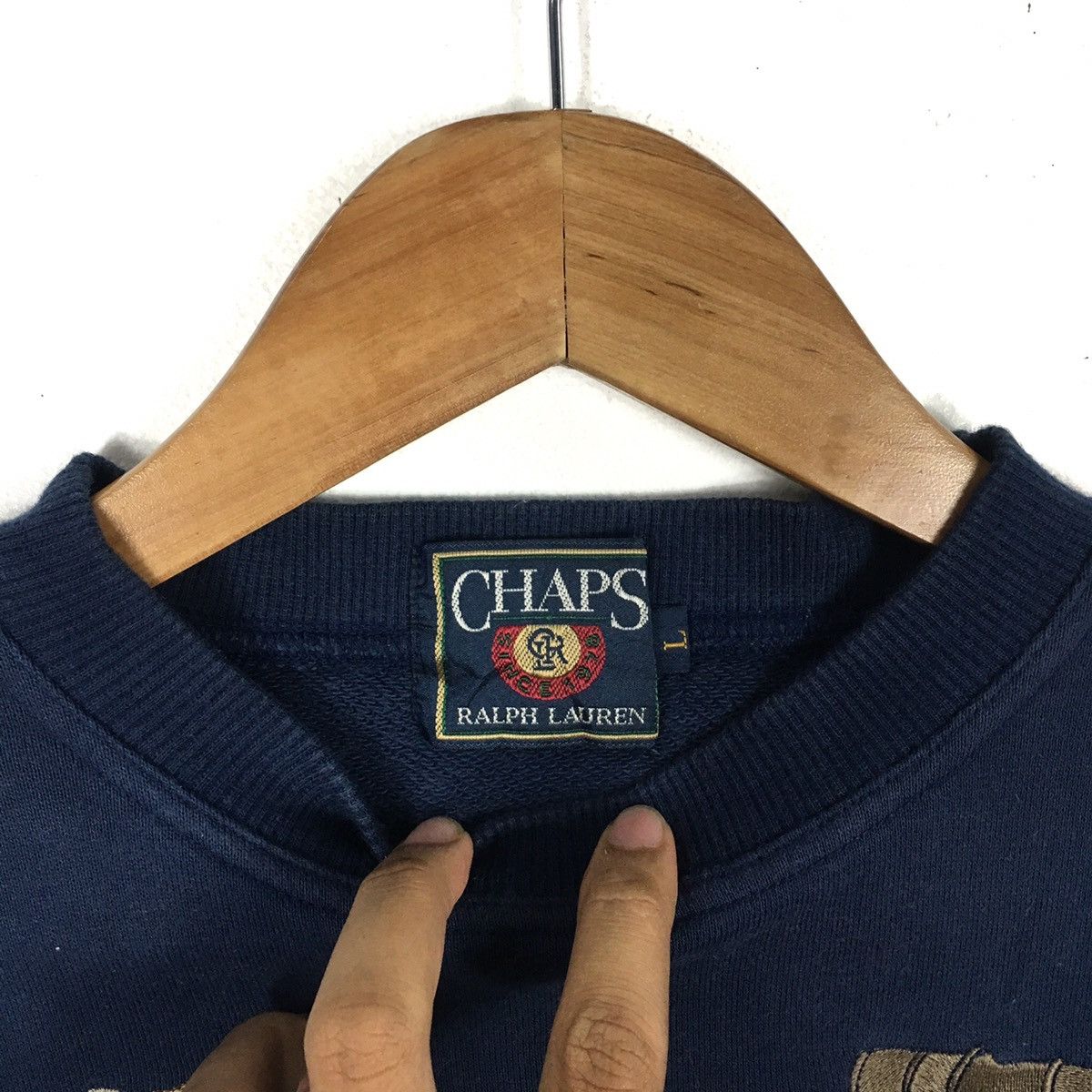 Chaps Ralph Lauren CHAPS RALPH LAUREN Anchor Sailor Embroidered Sweatshirt Ship Size US L / EU 52-54 / 3 - 3 Thumbnail