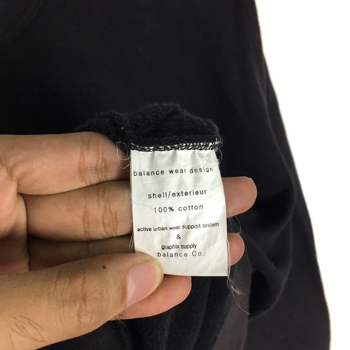 Other BALANCE CO Active Urban Japanese Brand Black Sweatshirt Size US L / EU 52-54 / 3 - 6 Thumbnail