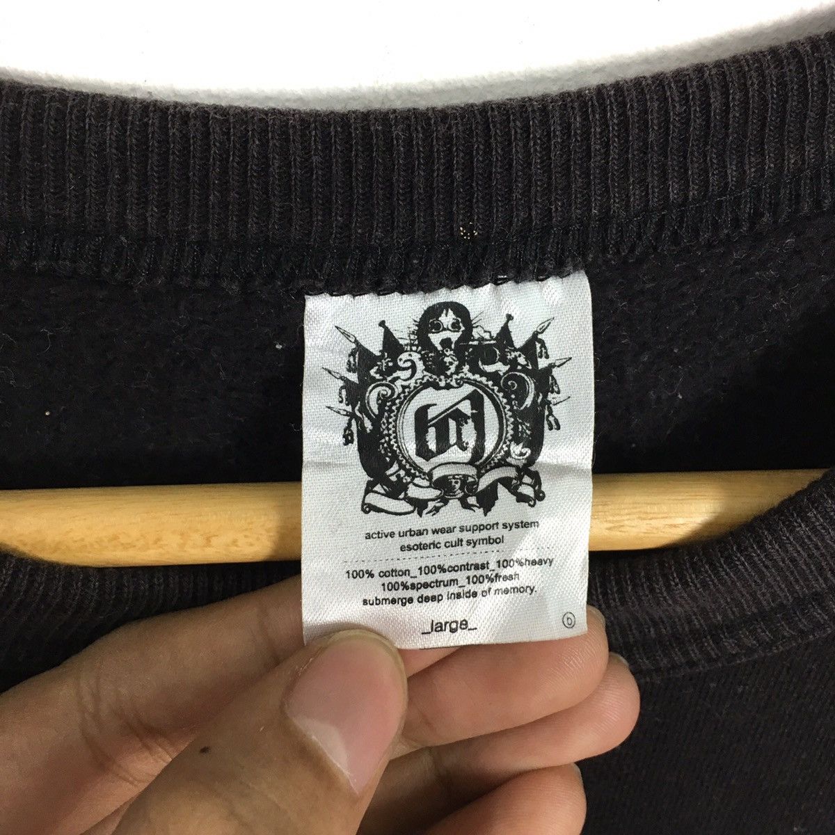 Other BALANCE CO Active Urban Japanese Brand Black Sweatshirt Size US L / EU 52-54 / 3 - 5 Thumbnail