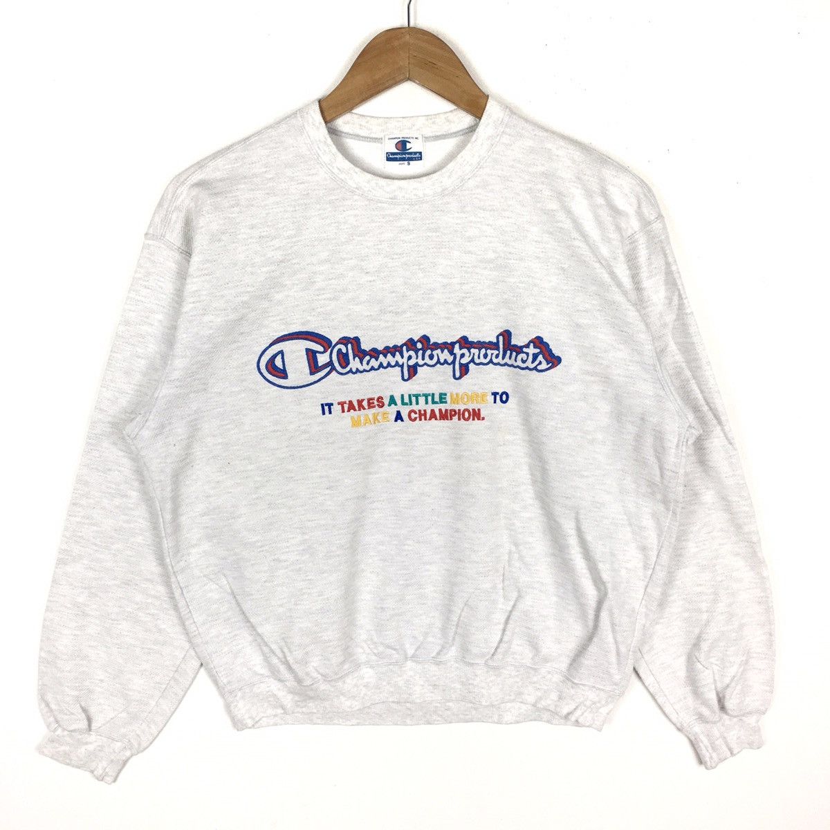 Champion CHAMPION PRODUCTS USAMulti Color Streetwear White Sweatshirt Size US S / EU 44-46 / 1 - 1 Thumbnail