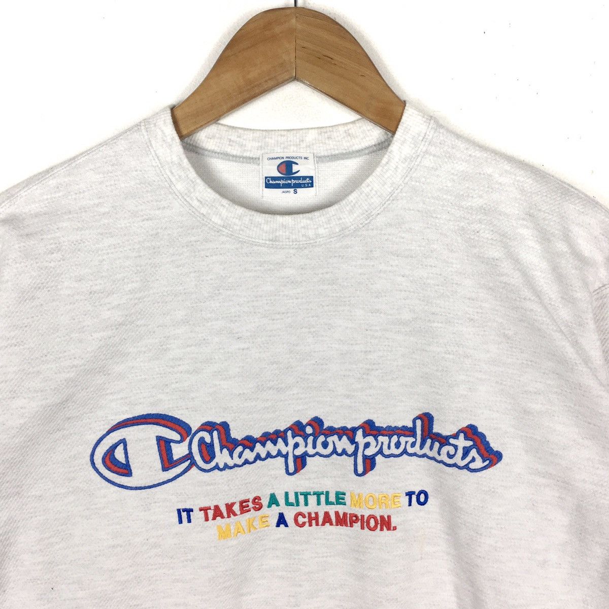 Champion CHAMPION PRODUCTS USAMulti Color Streetwear White Sweatshirt Size US S / EU 44-46 / 1 - 2 Thumbnail