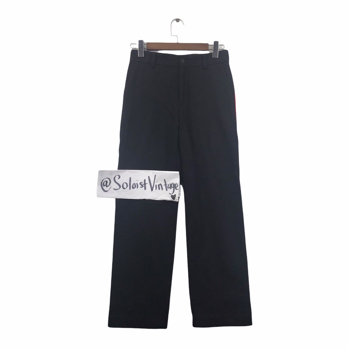 agnes b. AGNES B PARIS France Brand Stripe Wool Casual Trousers Pant Size US 28 / EU 44 - 3 Thumbnail