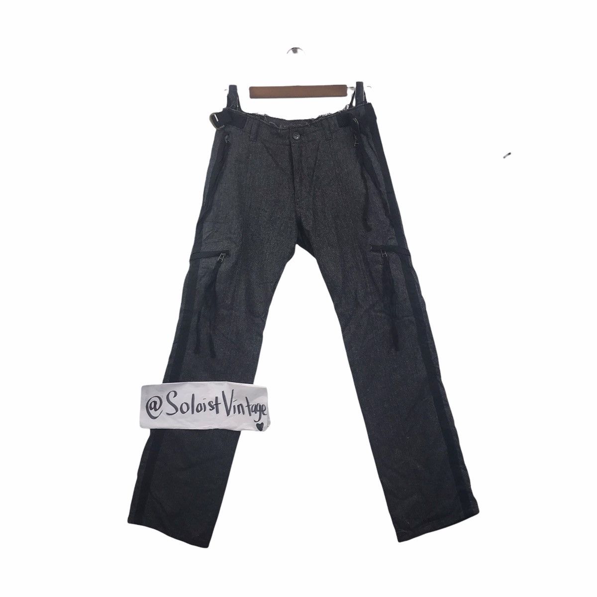 Japanese Brand MANIFEST DESTINY Bondage Punk Japanese Brand Wool Pant Size US 30 / EU 46 - 1 Thumbnail