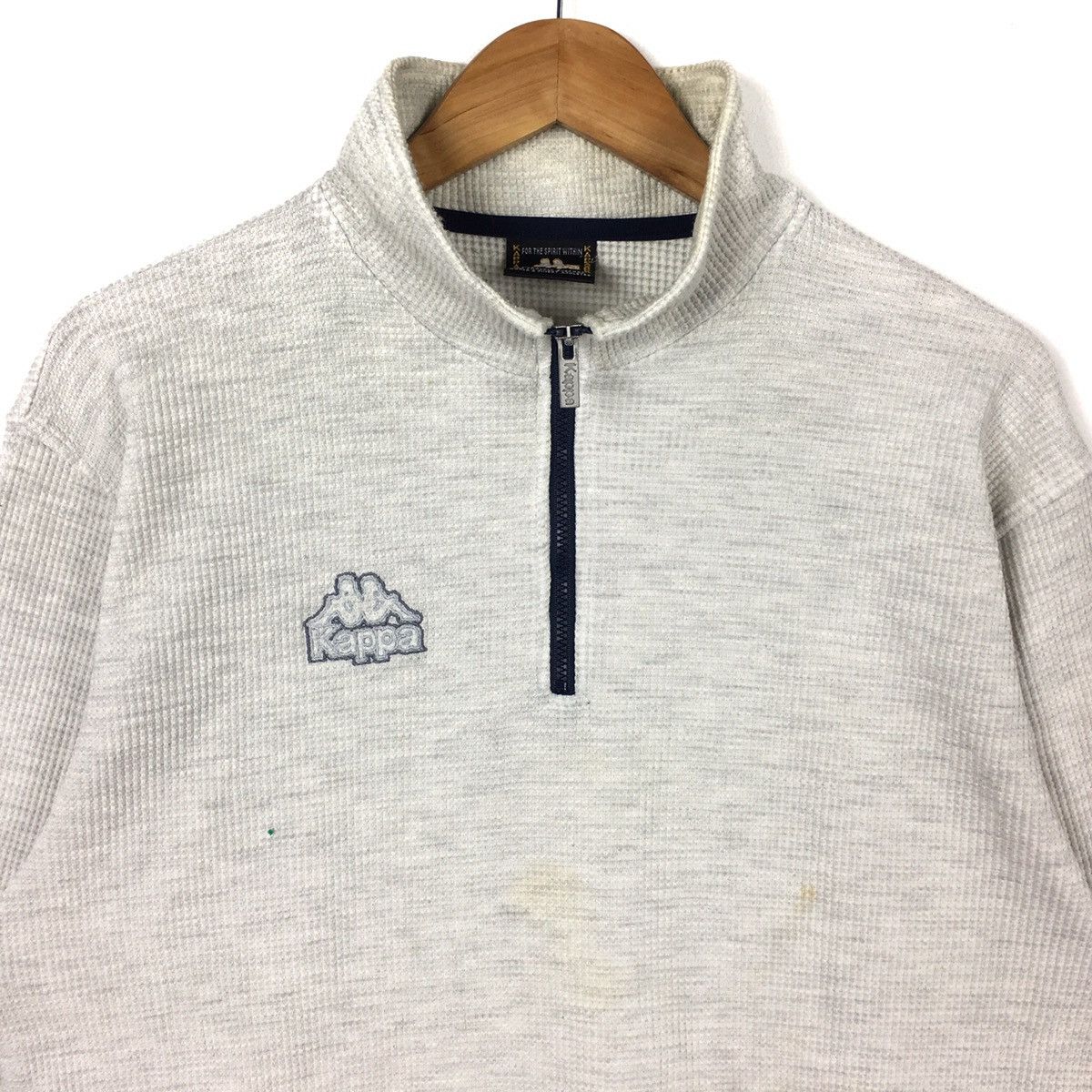 Kappa KAPPA SPORT Half Zipper Hip Hop Swag Rap Silver Sweatshirt Size US L / EU 52-54 / 3 - 2 Thumbnail