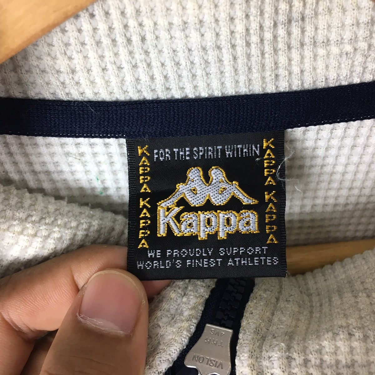 Kappa KAPPA SPORT Half Zipper Hip Hop Swag Rap Silver Sweatshirt Size US L / EU 52-54 / 3 - 3 Thumbnail