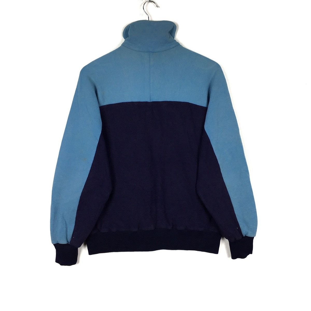 Vintage 90s BUNDESWEAR WEST GERMANY Schneider Army Blue Sweater Size US L / EU 52-54 / 3 - 4 Thumbnail