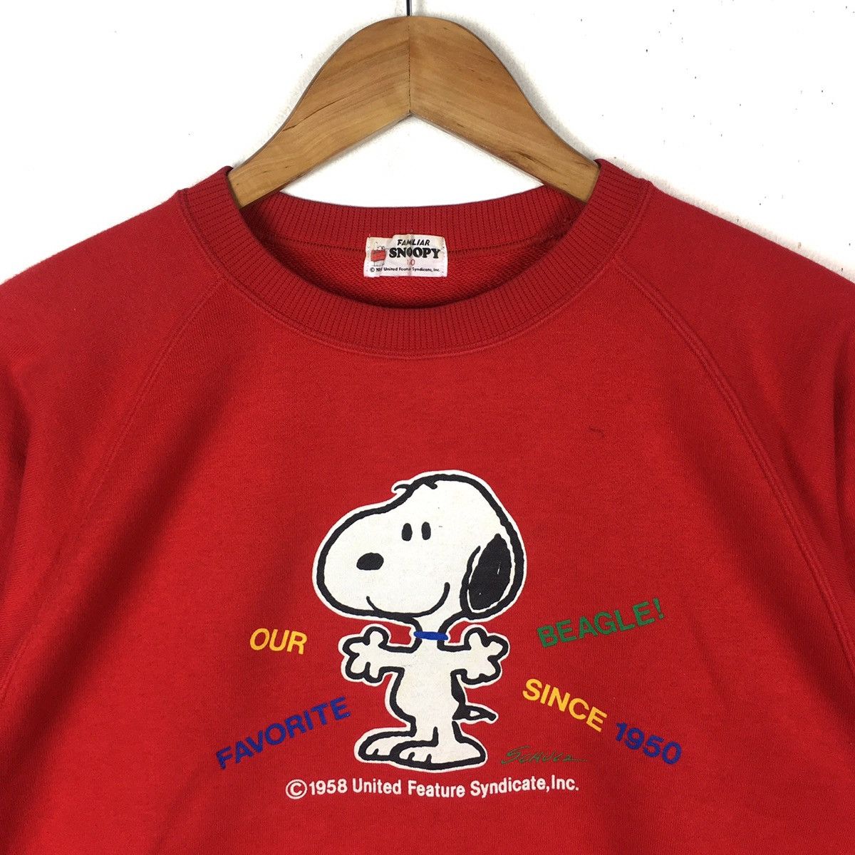 Peanuts Vintage SNOOPY PEANUTS Characters 1950 1965 Sweatshirt Size US M / EU 48-50 / 2 - 2 Thumbnail