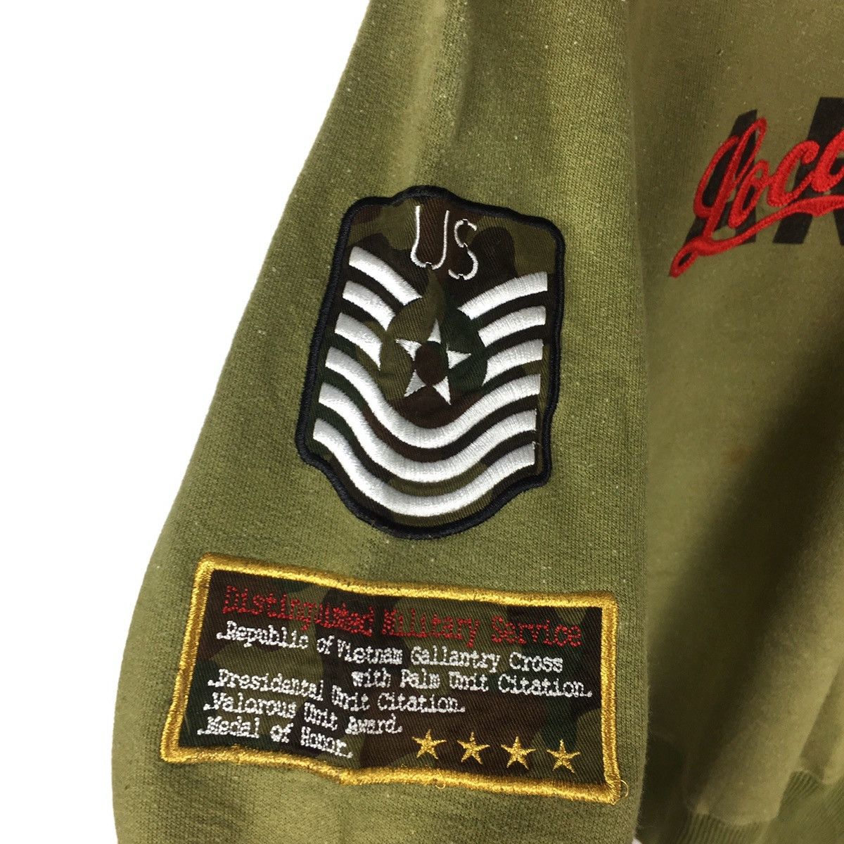 Avirex AVIREX USA ARMY Loco Soldier 25th Green Sweatshirt Size US XL / EU 56 / 4 - 5 Thumbnail