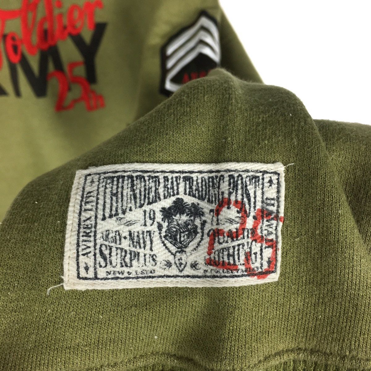 Avirex AVIREX USA ARMY Loco Soldier 25th Green Sweatshirt Size US XL / EU 56 / 4 - 7 Thumbnail