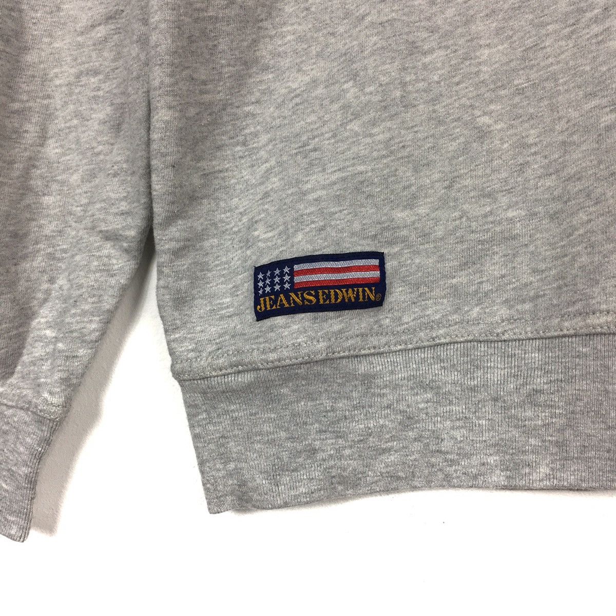Edwin EDWIN Jeans Grey Crew Neck Sweatshirt Size US L / EU 52-54 / 3 - 4 Thumbnail