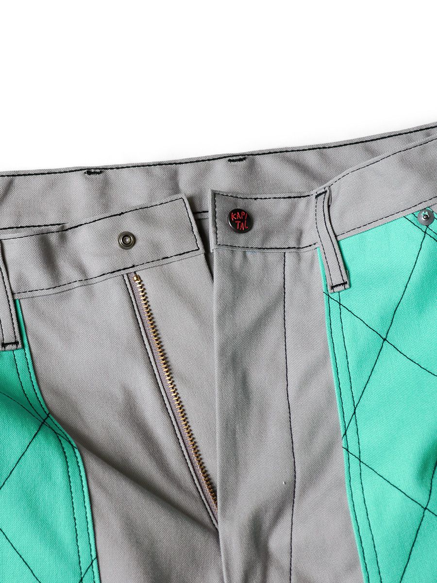 Kapital Kapital Canvas W Knee 2TONE Rookie Painter Pants Size US 32 / EU 48 - 6 Thumbnail