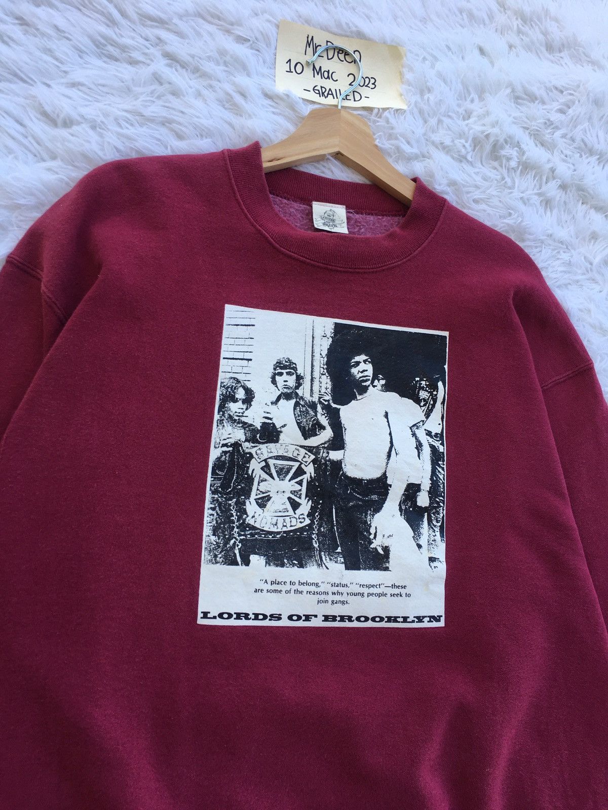 Rap Tees Rare Vintage Lordz of Brooklyn Rock Band Sweatshirt Size US L / EU 52-54 / 3 - 14 Thumbnail