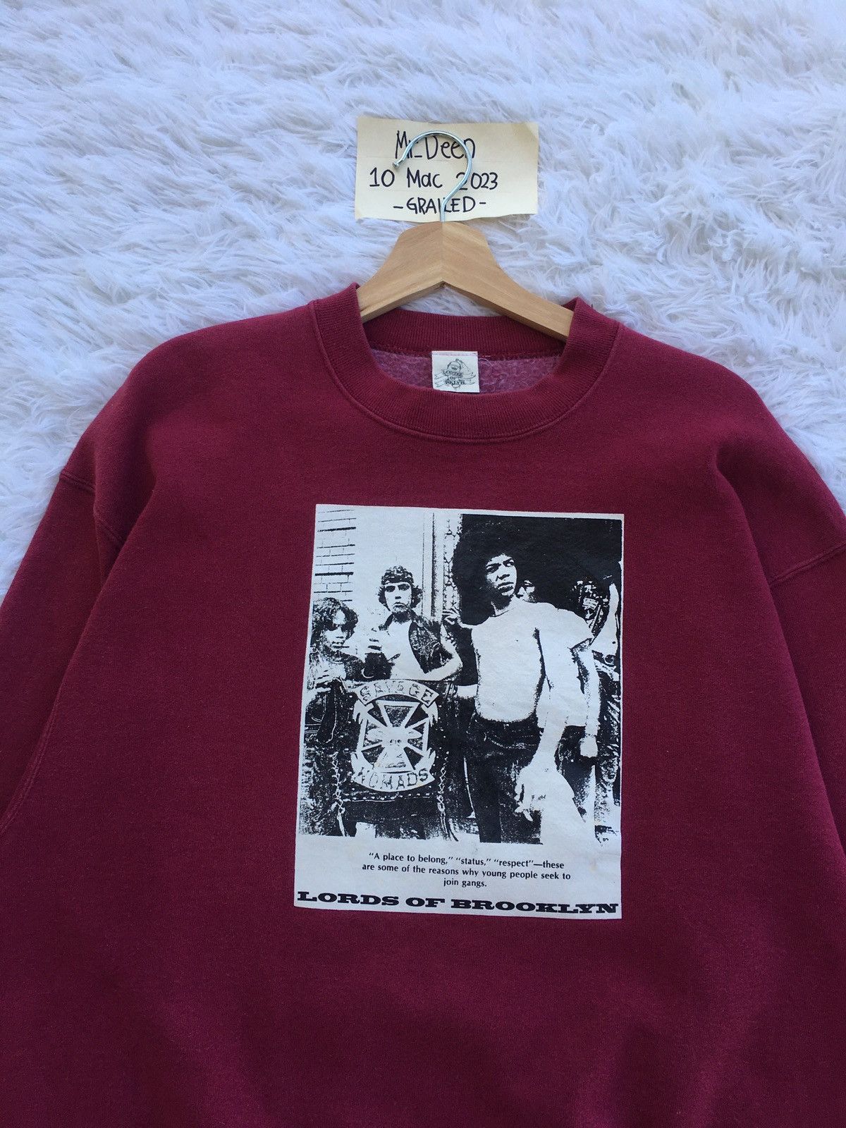 Rap Tees Rare Vintage Lordz of Brooklyn Rock Band Sweatshirt Size US L / EU 52-54 / 3 - 5 Thumbnail