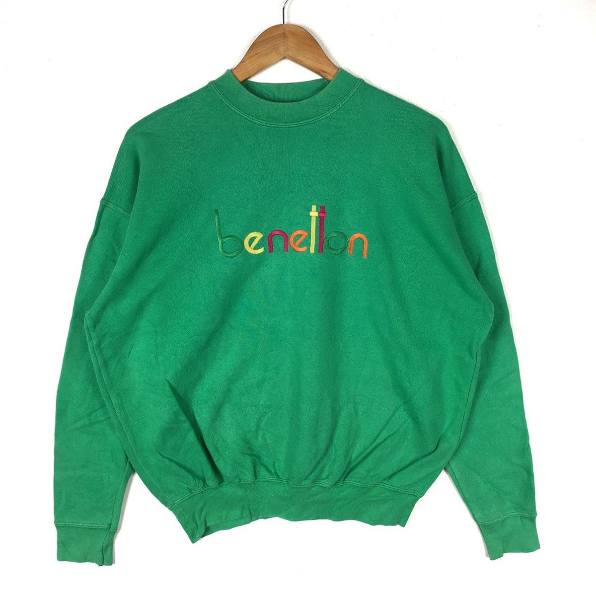 Vintage 90s BENETTON FORMULA ONE F1 Racing Team Sweatshirt