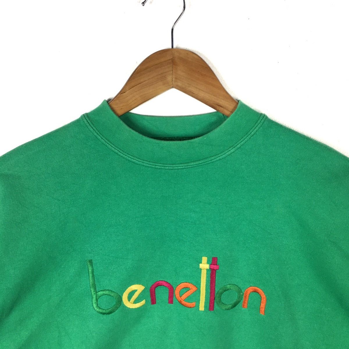 Benetton Vintage 90s BENETTON FORMULA ONE F1 Racing Team Sweatshirt Size US M / EU 48-50 / 2 - 2 Thumbnail
