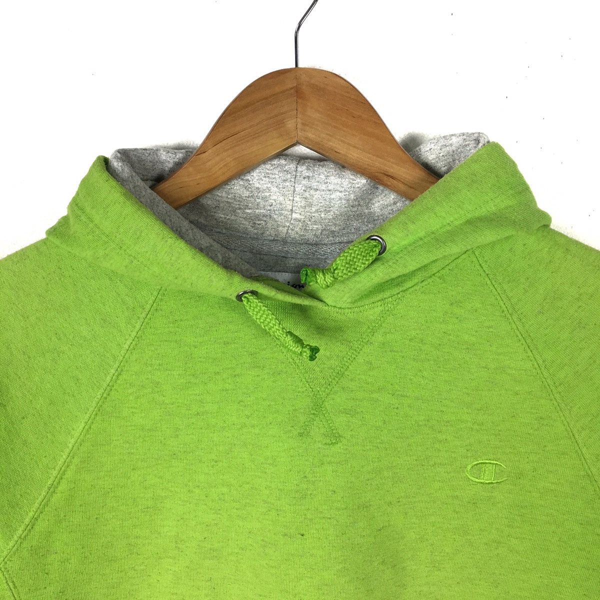 Champion CHAMPION Streetwear Sportswear Green Hoodie Sweatshirt Size US M / EU 48-50 / 2 - 2 Thumbnail