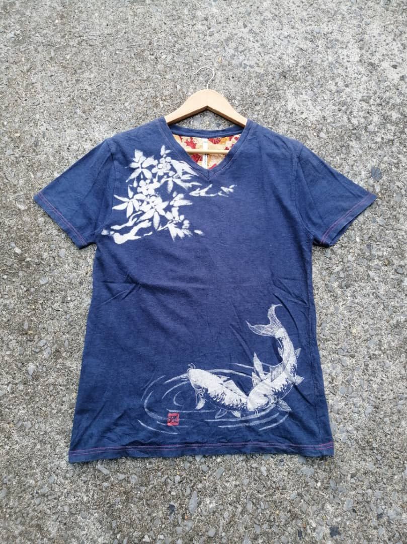 Japanese Brand Nice Design Koi Tee Size US S / EU 44-46 / 1 - 1 Thumbnail