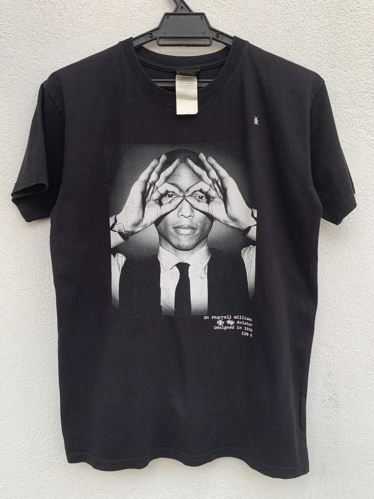 Band Tees × Pharrell × Rap Tees Vintage Rare Pharrell Williams Aviator Hiphop Rap Photo Tees Size US M / EU 48-50 / 2 - 1 Thumbnail