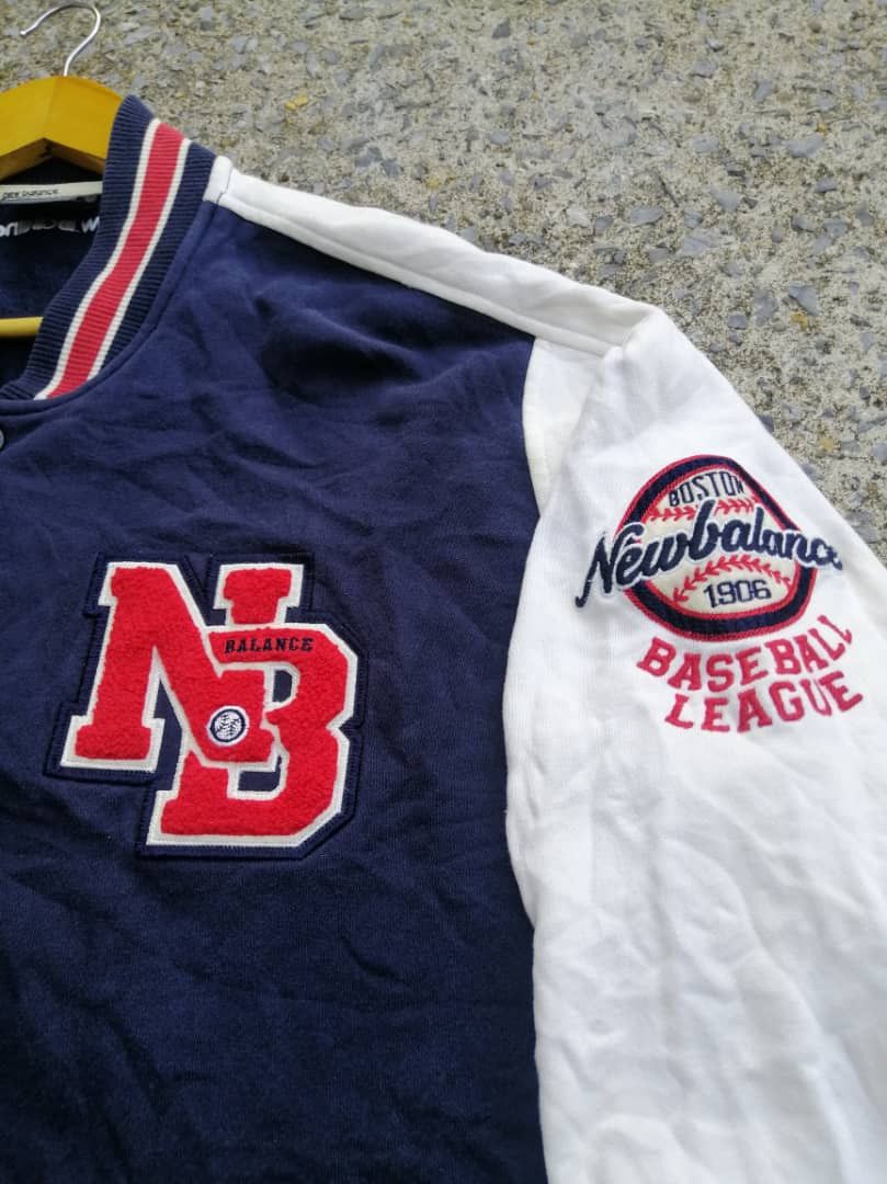 MLB × New Balance Vintage New Balance Baseball League Varsity Style Jacket Size US M / EU 48-50 / 2 - 4 Thumbnail