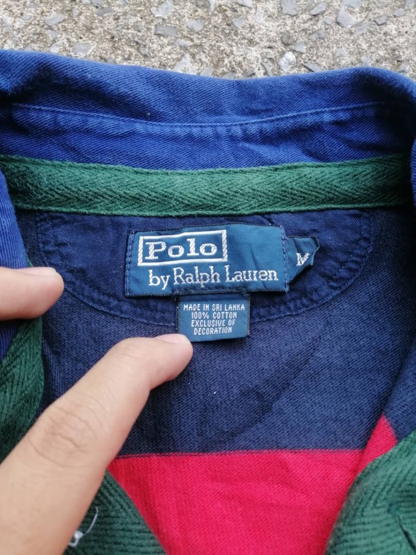 Polo Ralph Lauren × Vintage Vintage Polo Ralph Lauren Polos Rugby Longsleeve Size US M / EU 48-50 / 2 - 6 Thumbnail