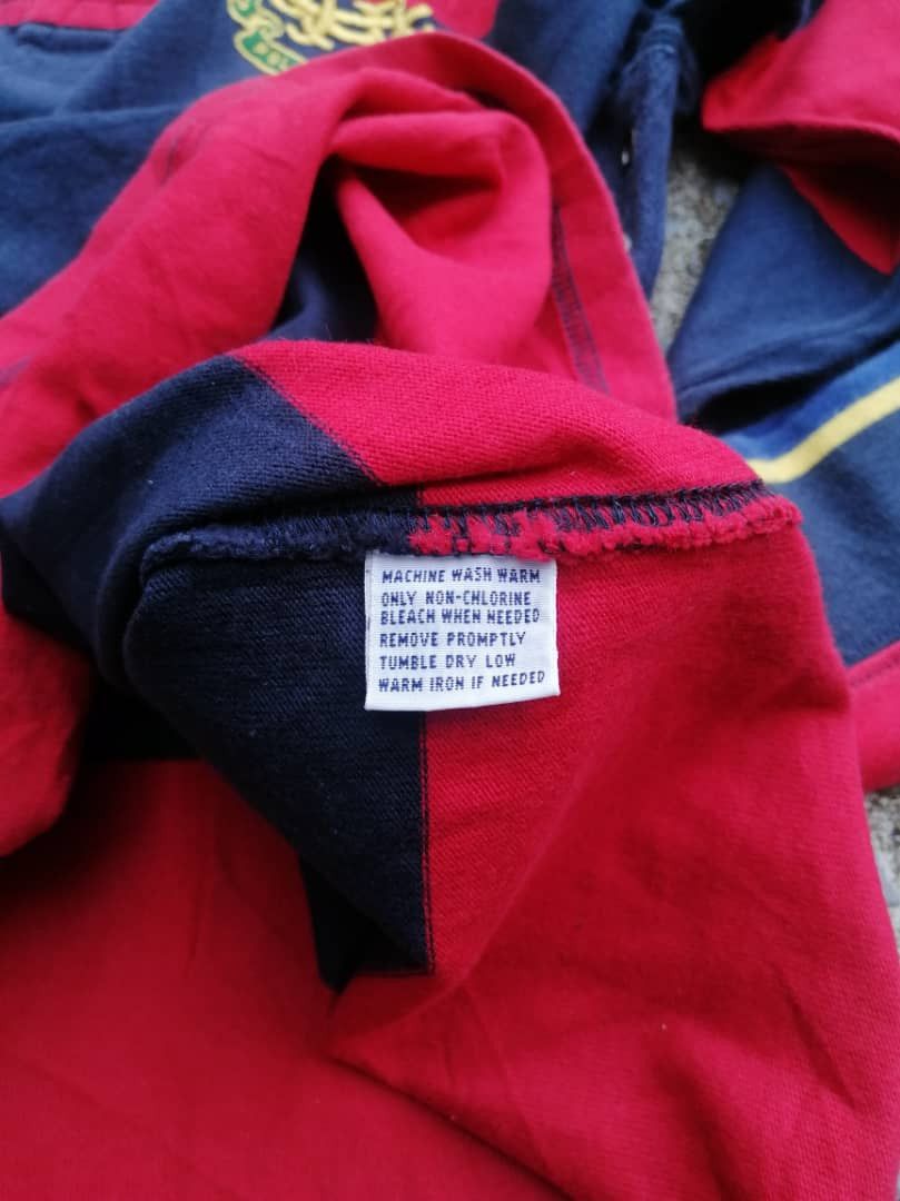 Polo Ralph Lauren × Vintage Vintage Polo Ralph Lauren Polos Rugby Longsleeve Size US M / EU 48-50 / 2 - 5 Thumbnail