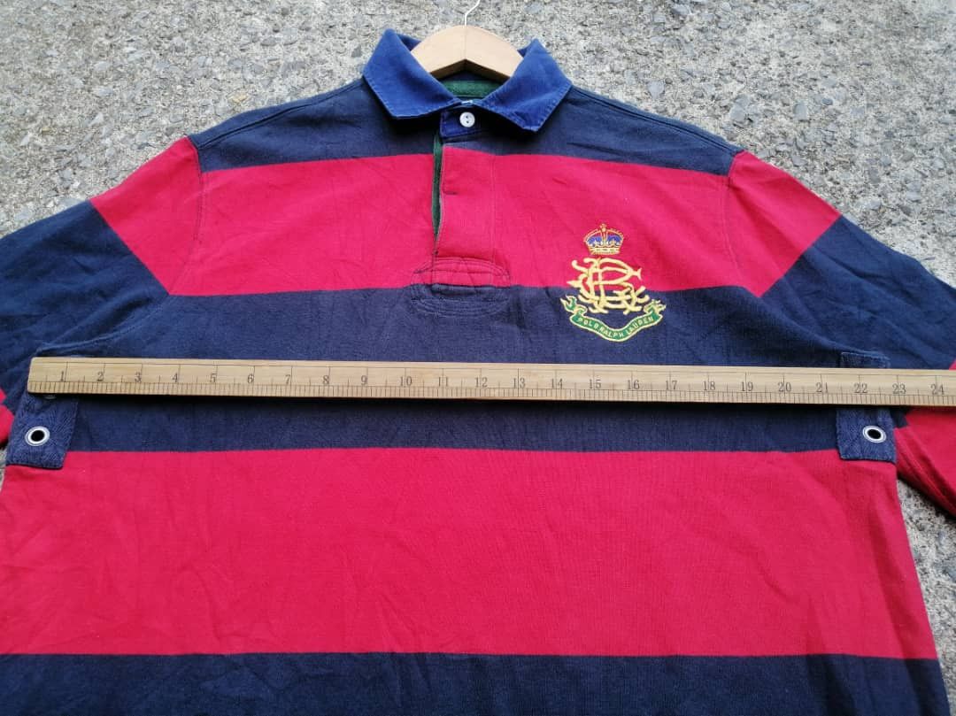 Polo Ralph Lauren × Vintage Vintage Polo Ralph Lauren Polos Rugby Longsleeve Size US M / EU 48-50 / 2 - 2 Thumbnail