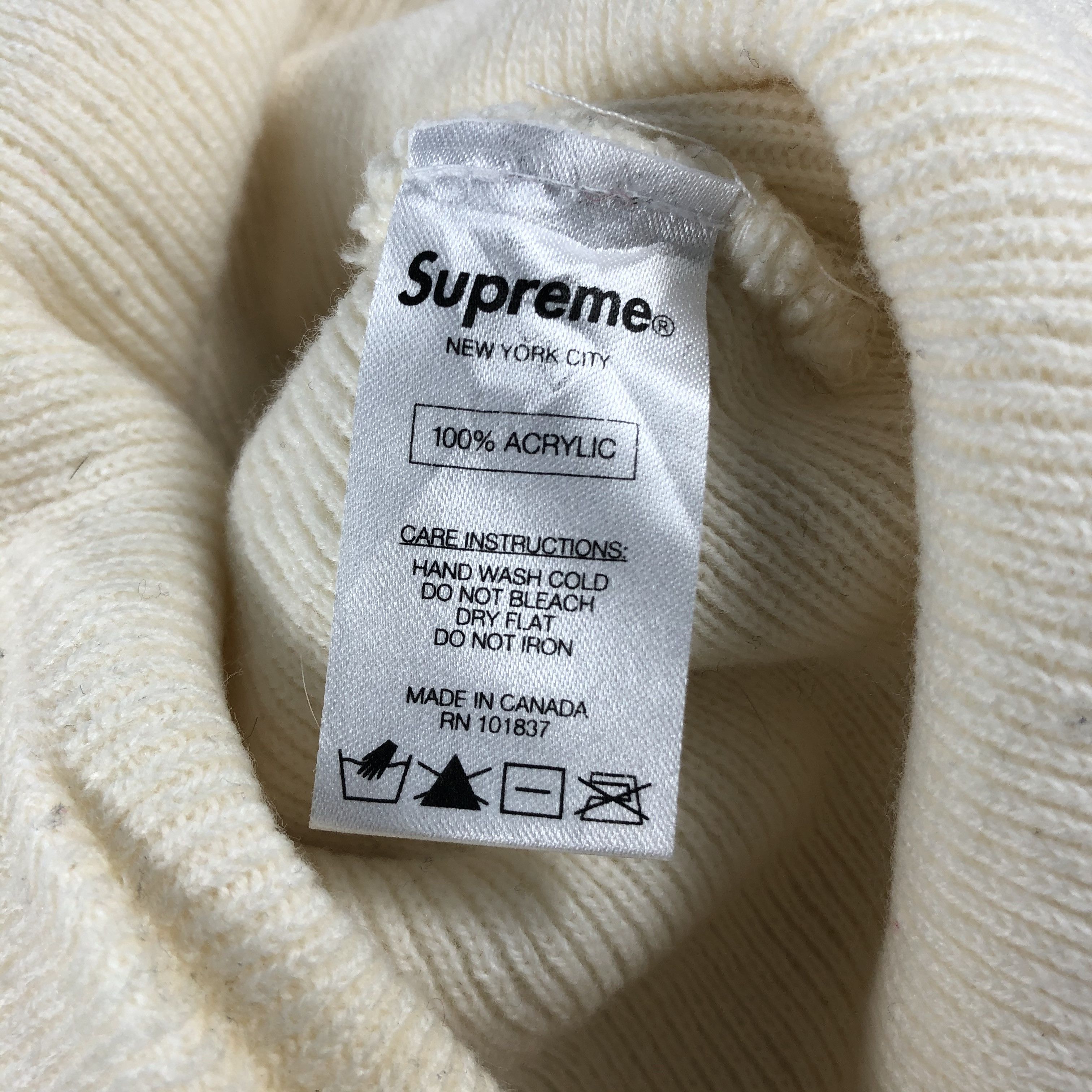 Supreme × Vintage Supreme Beanie Snow Hat Snow Cap -B1826 Size ONE SIZE - 7 Thumbnail