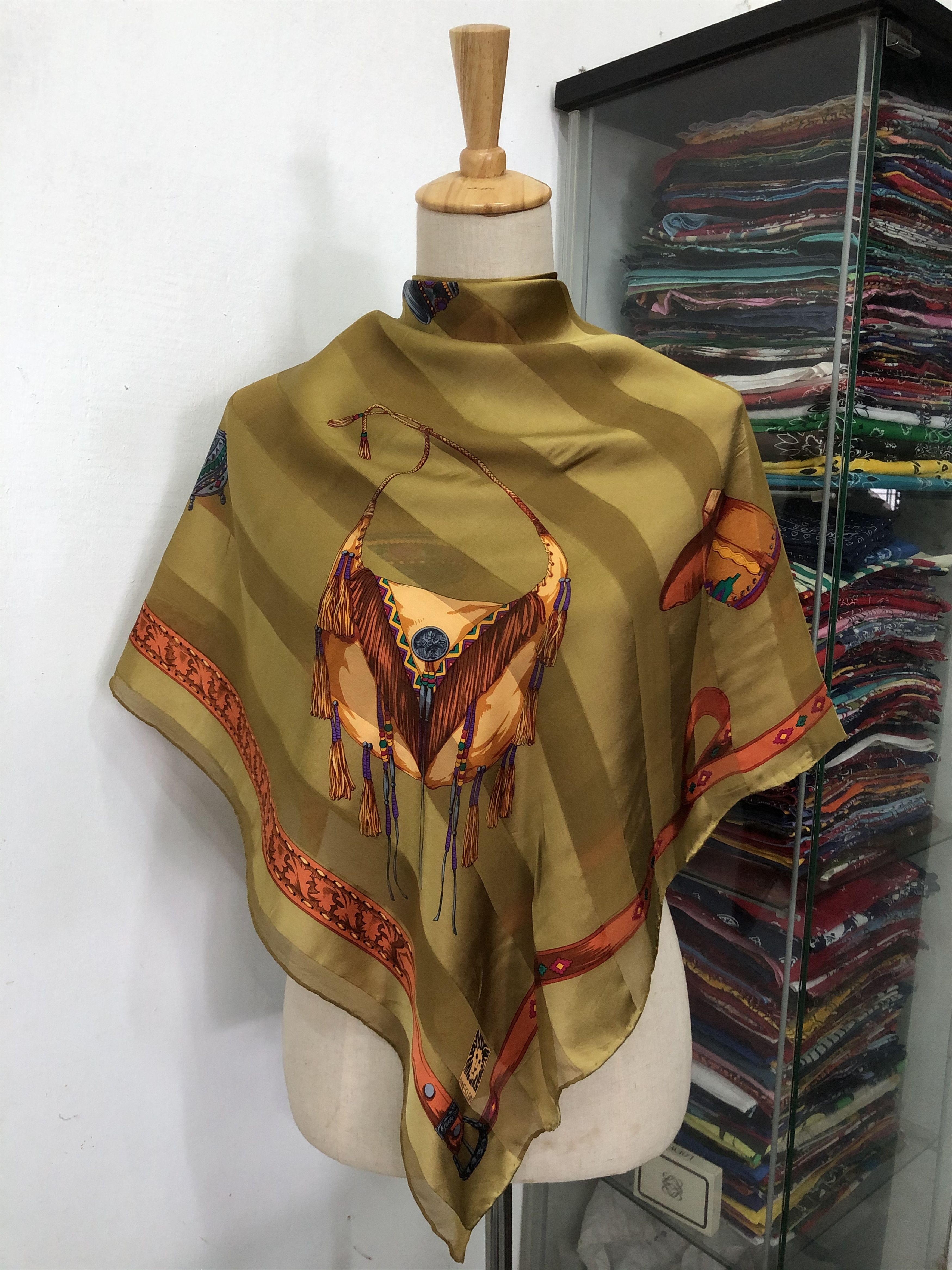 Vintage Anne Klein Silk Scarf