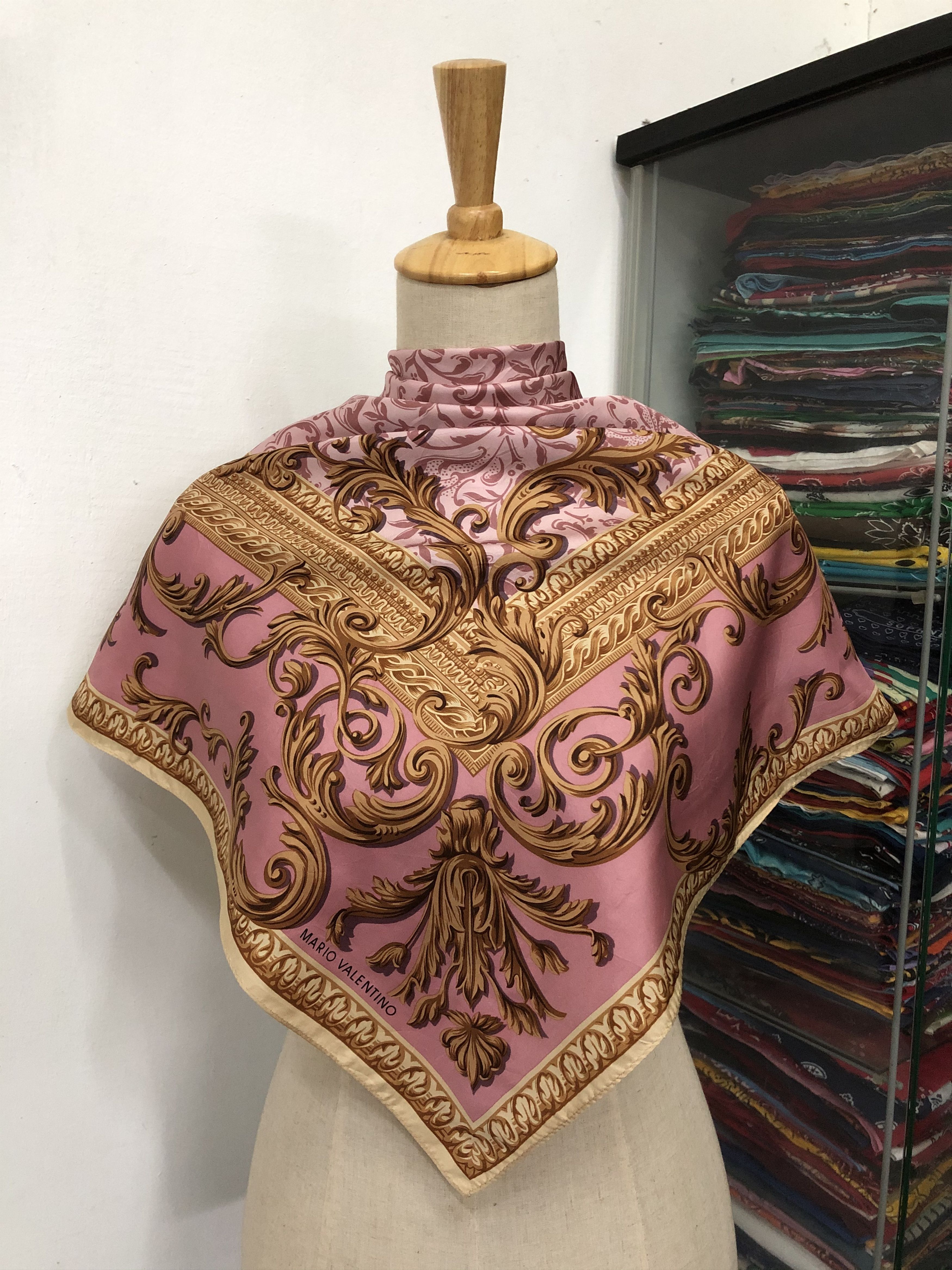 Vintage Mario Valentino Silk Scarf