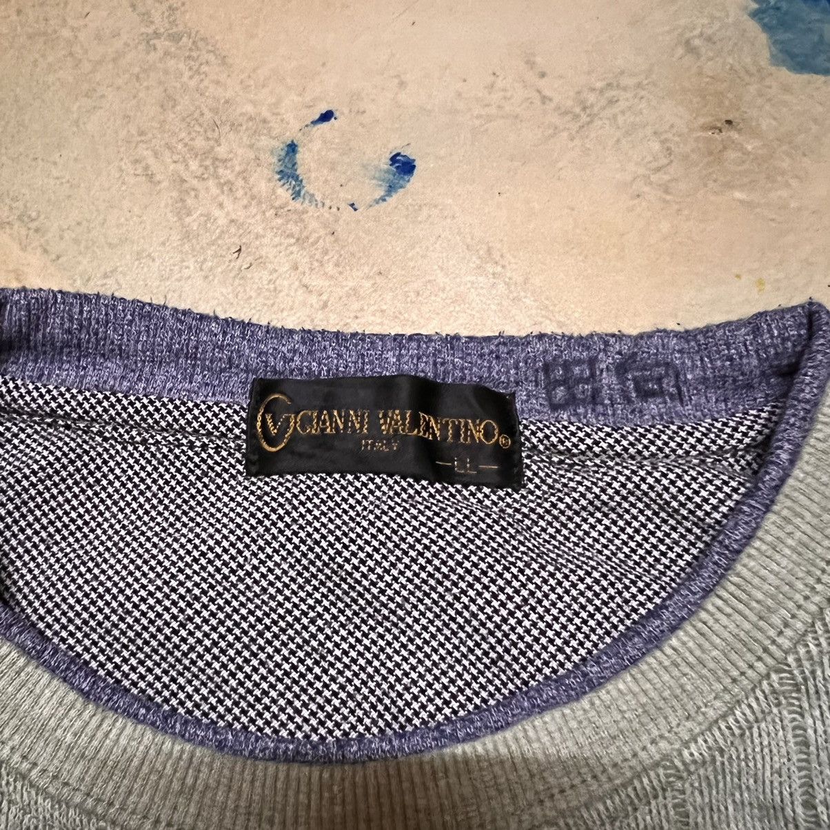 Japanese Brand Vintage Gianni Valentino Sweatshirt Crewneck Big Logo Size US XL / EU 56 / 4 - 3 Thumbnail