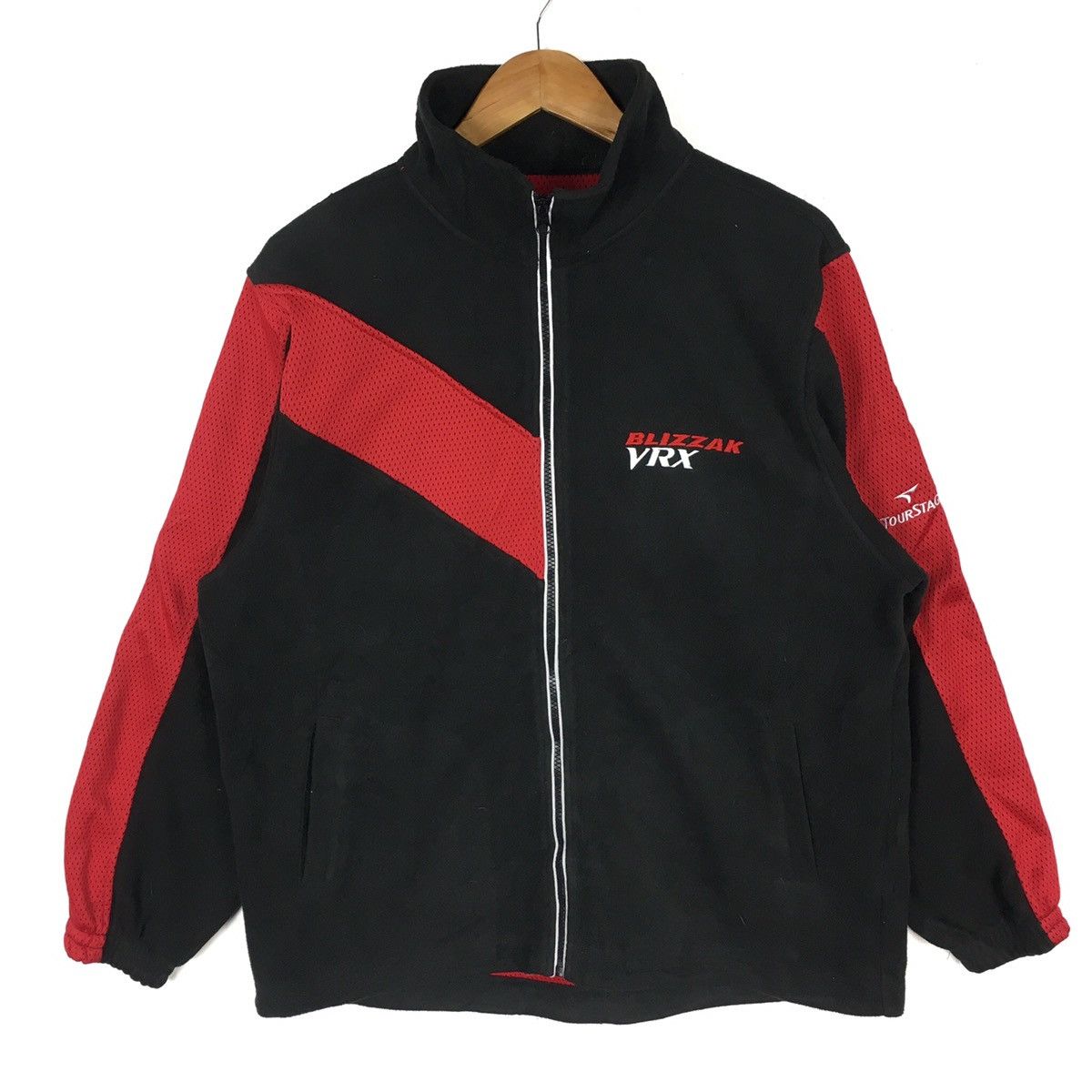 Vintage BLIZZAK VRX BRIDGESTONE Racing Team Tyre Formula One Fleece Size US L / EU 52-54 / 3 - 1 Thumbnail